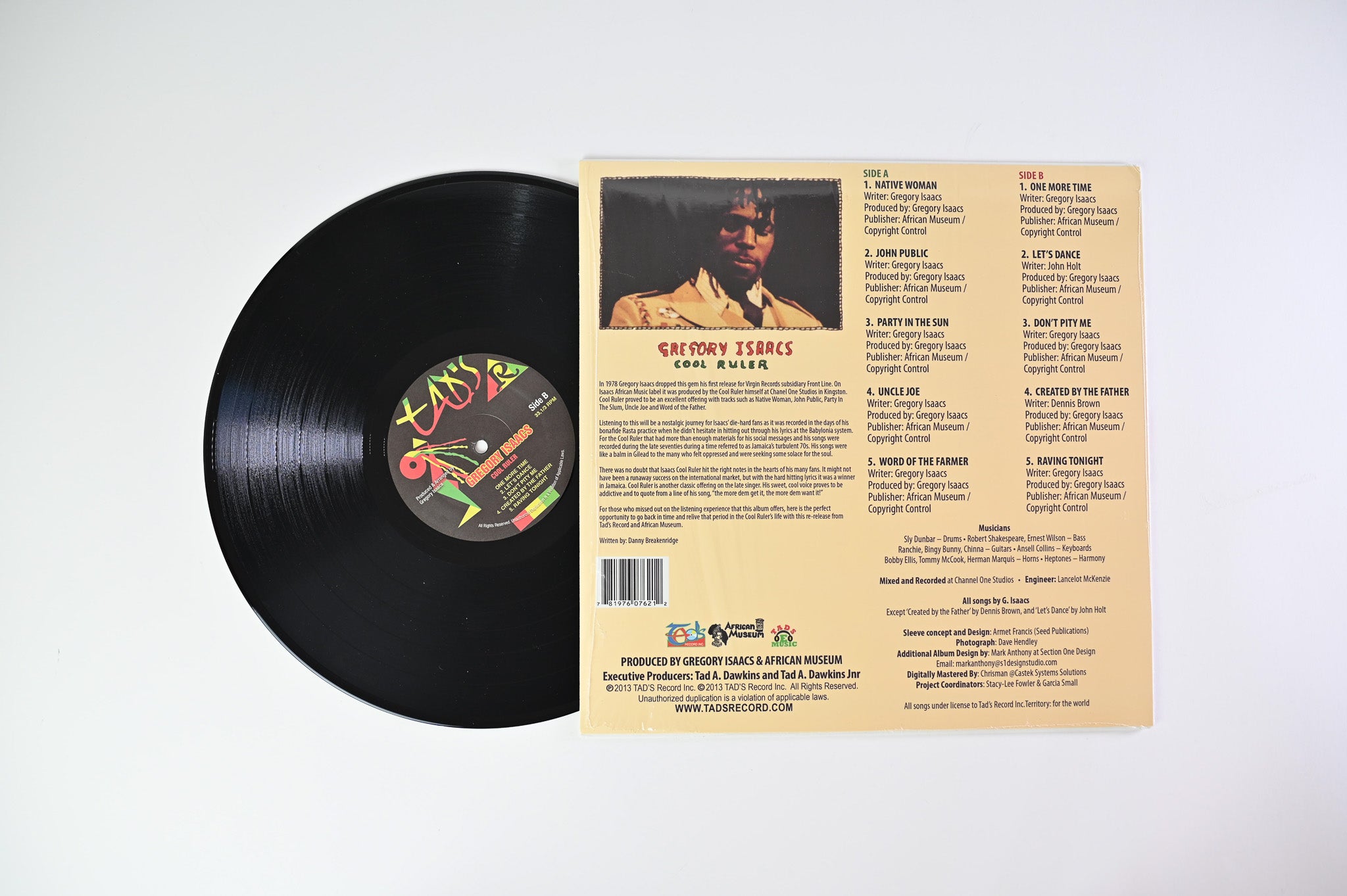 Gregory Isaacs - Cool Ruler on Tad's International Reissue