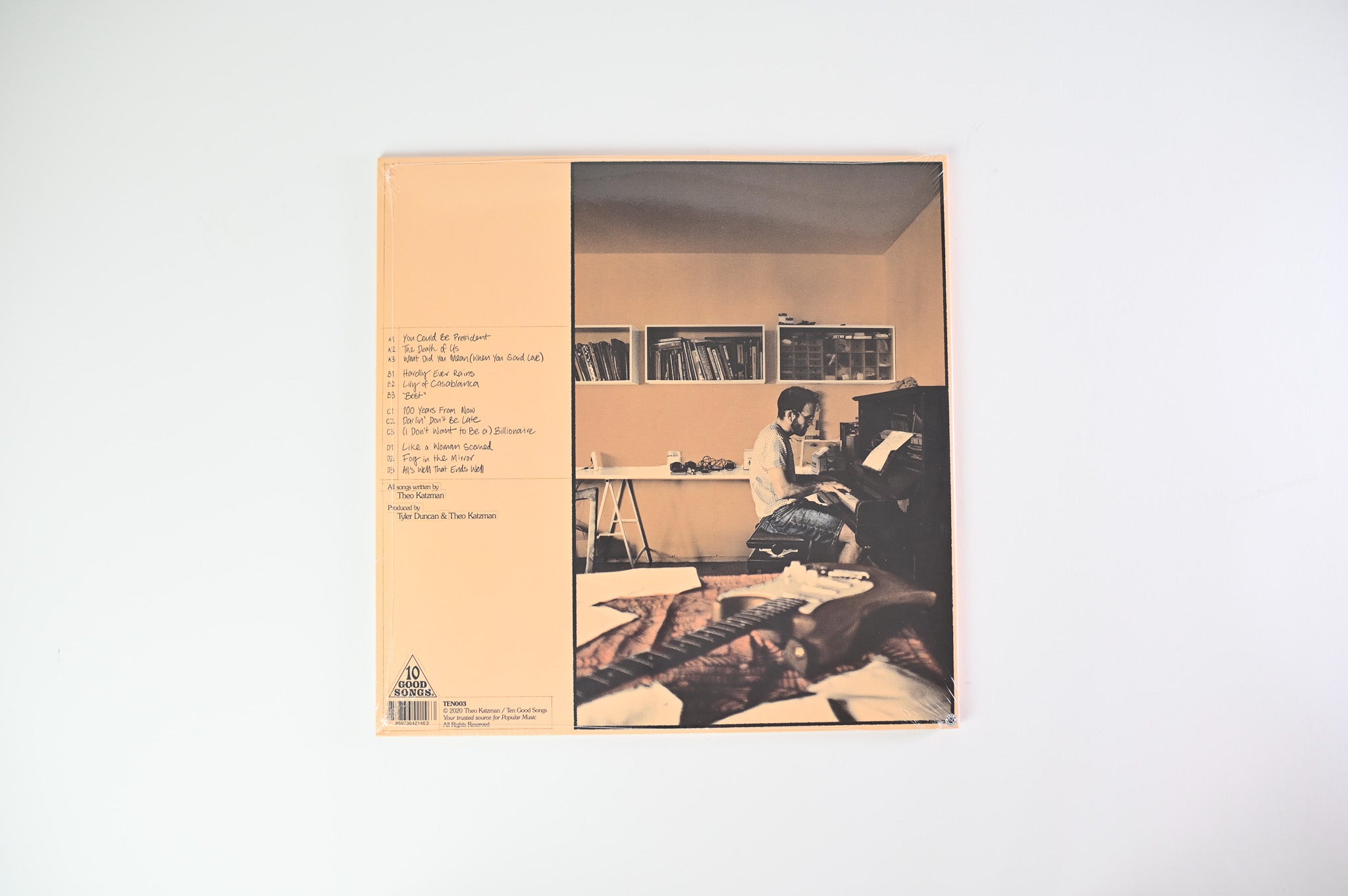 Theo Katzman - Modern Johnny Sings: Songs In The Age Of Vibe on Ten Good Songs Ltd Cream Vinyl Sealed
