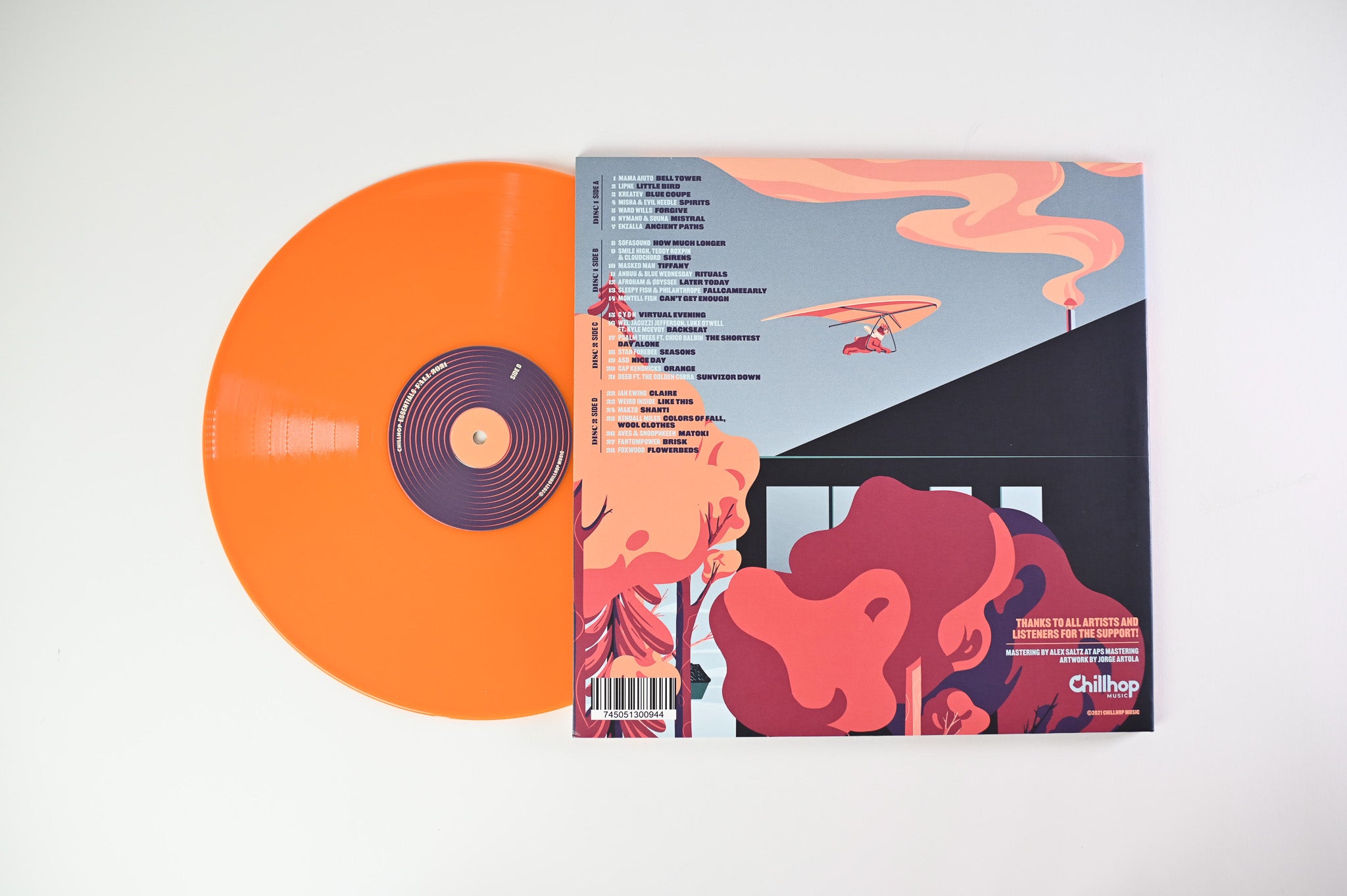 Various - Chillhop Essentials - Fall 2021 on Chillhop Translucent Orange