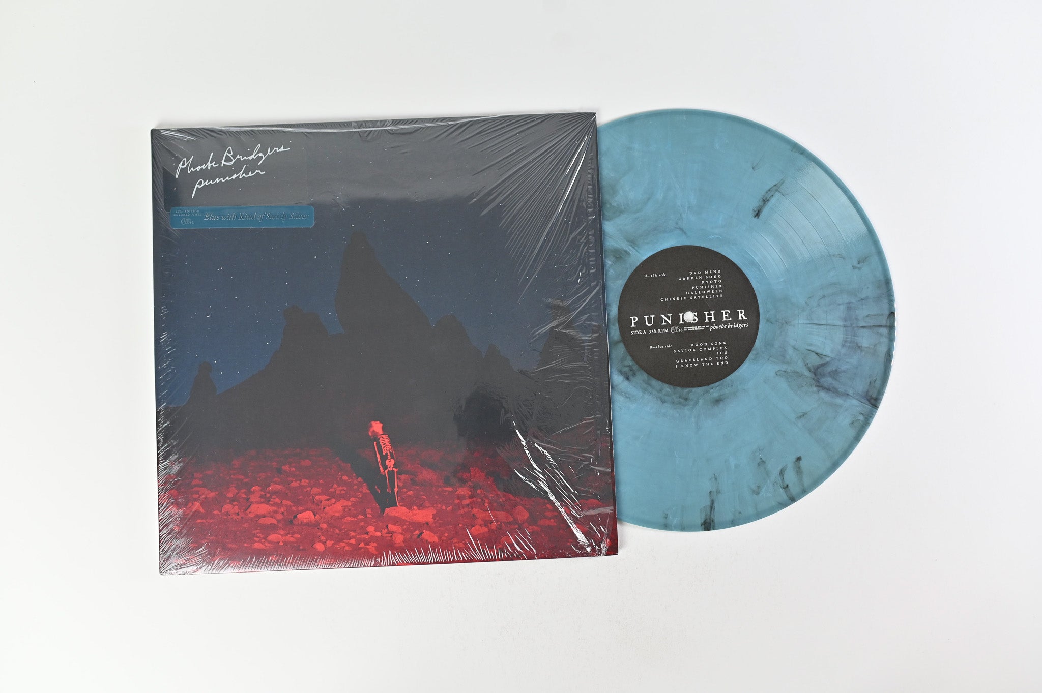 Phoebe Bridgers - Punisher on Dead Oceans - Blue With Kind Of Swirly Silver