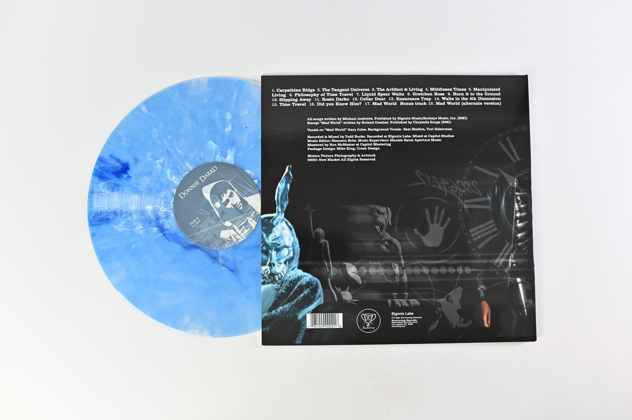 Michael Andrews - Donnie Darko (Music From The Original Motion Picture Score) on Everloving - Blue & White Marble