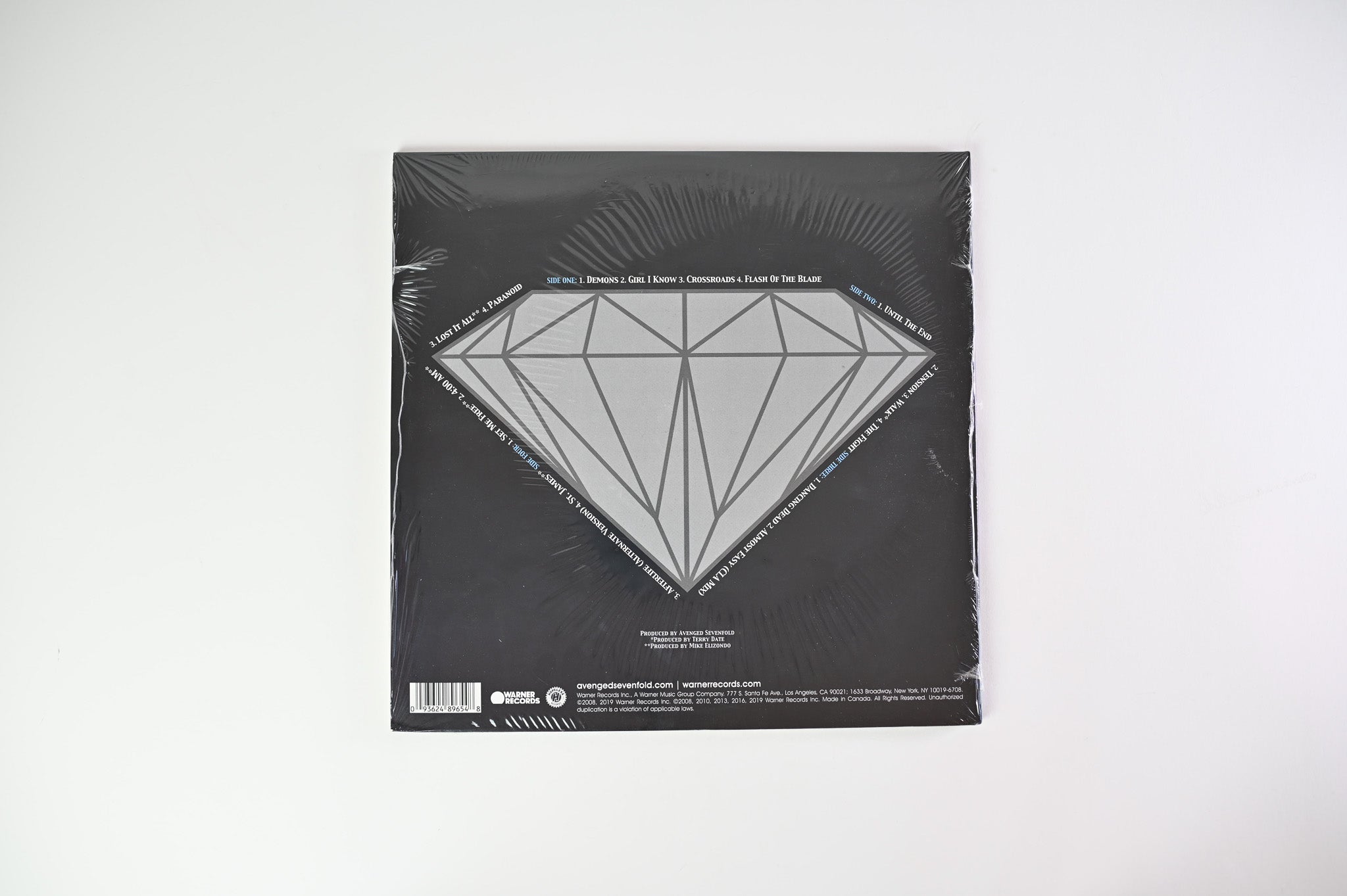 Avenged Sevenfold - Diamonds In The Rough on Warner Clear Vinyl Sealed