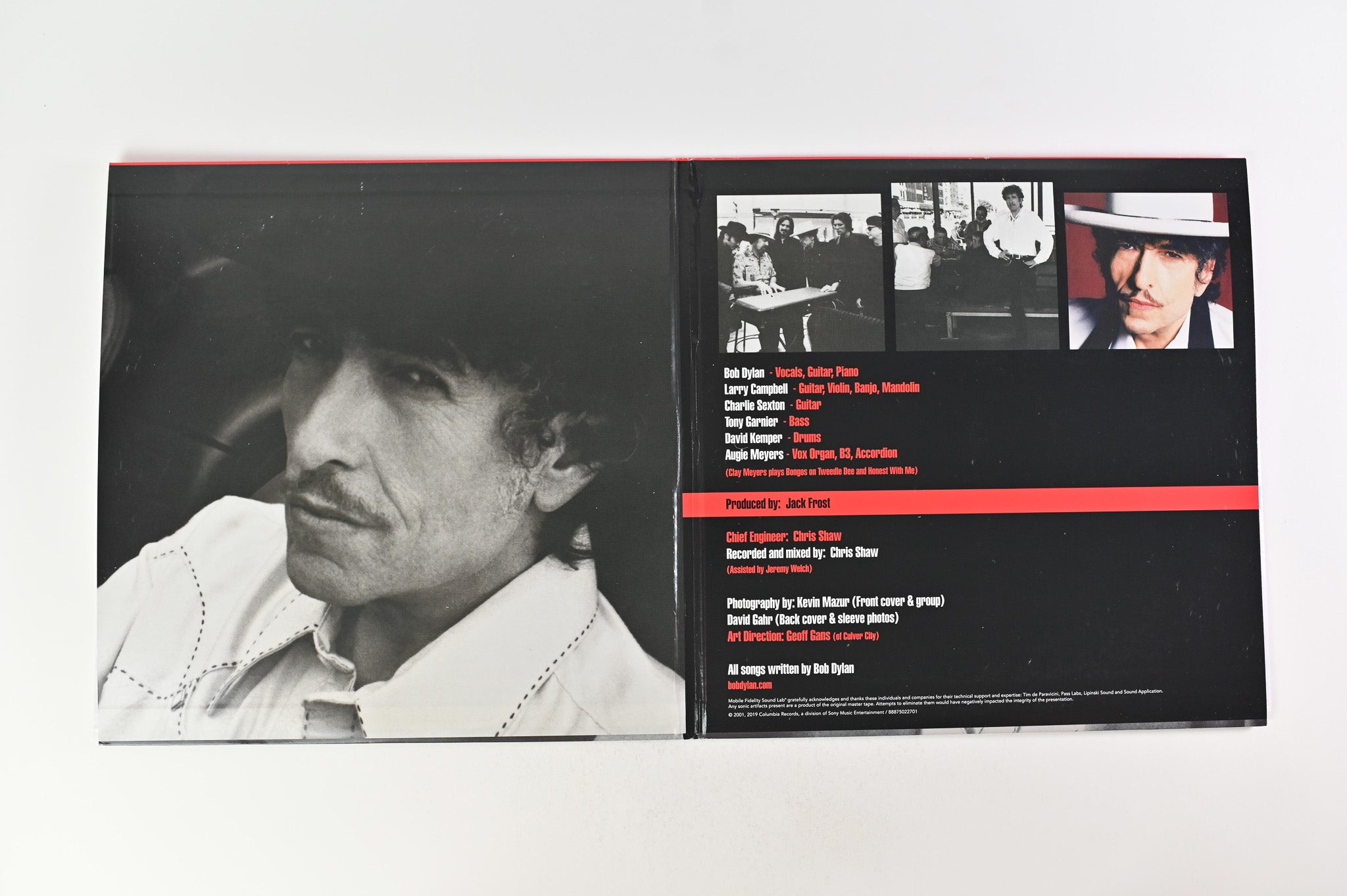 Bob Dylan - "Love And Theft" on Mobile Fidelity Sound Lab