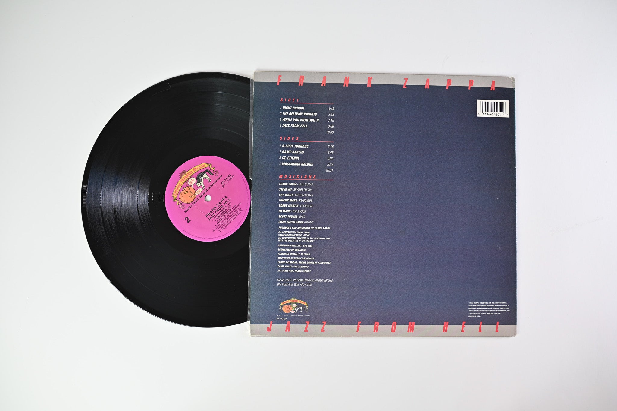 Frank Zappa - Jazz From Hell on Barking Pumpkin