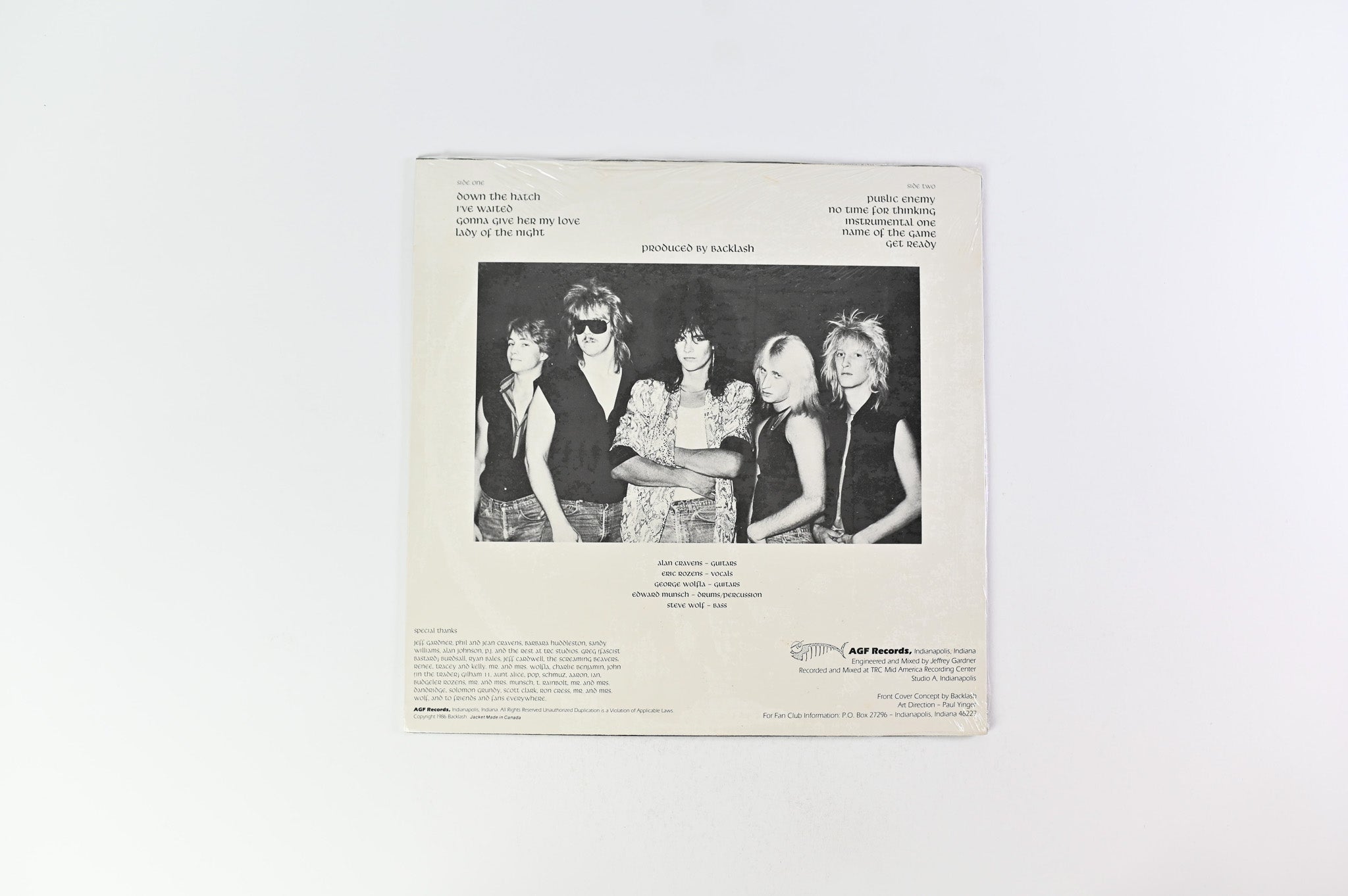 Backlash - Backlash on AGF Records - Sealed