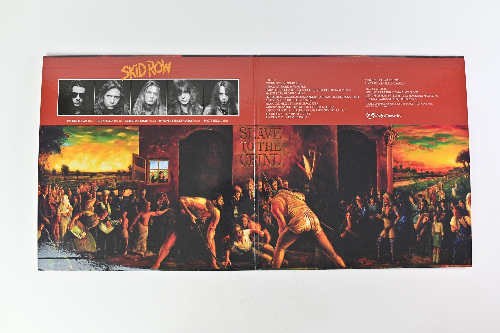 Skid Row - Slave To The Grind on Atlantic RSD Red Vinyl Reissue