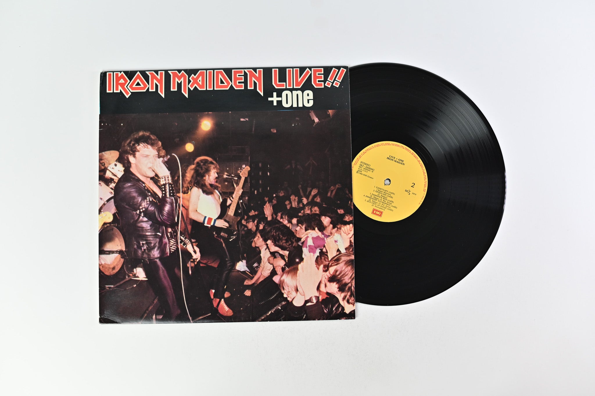 Iron Maiden - Live!! + One on EMI - Greek pressing