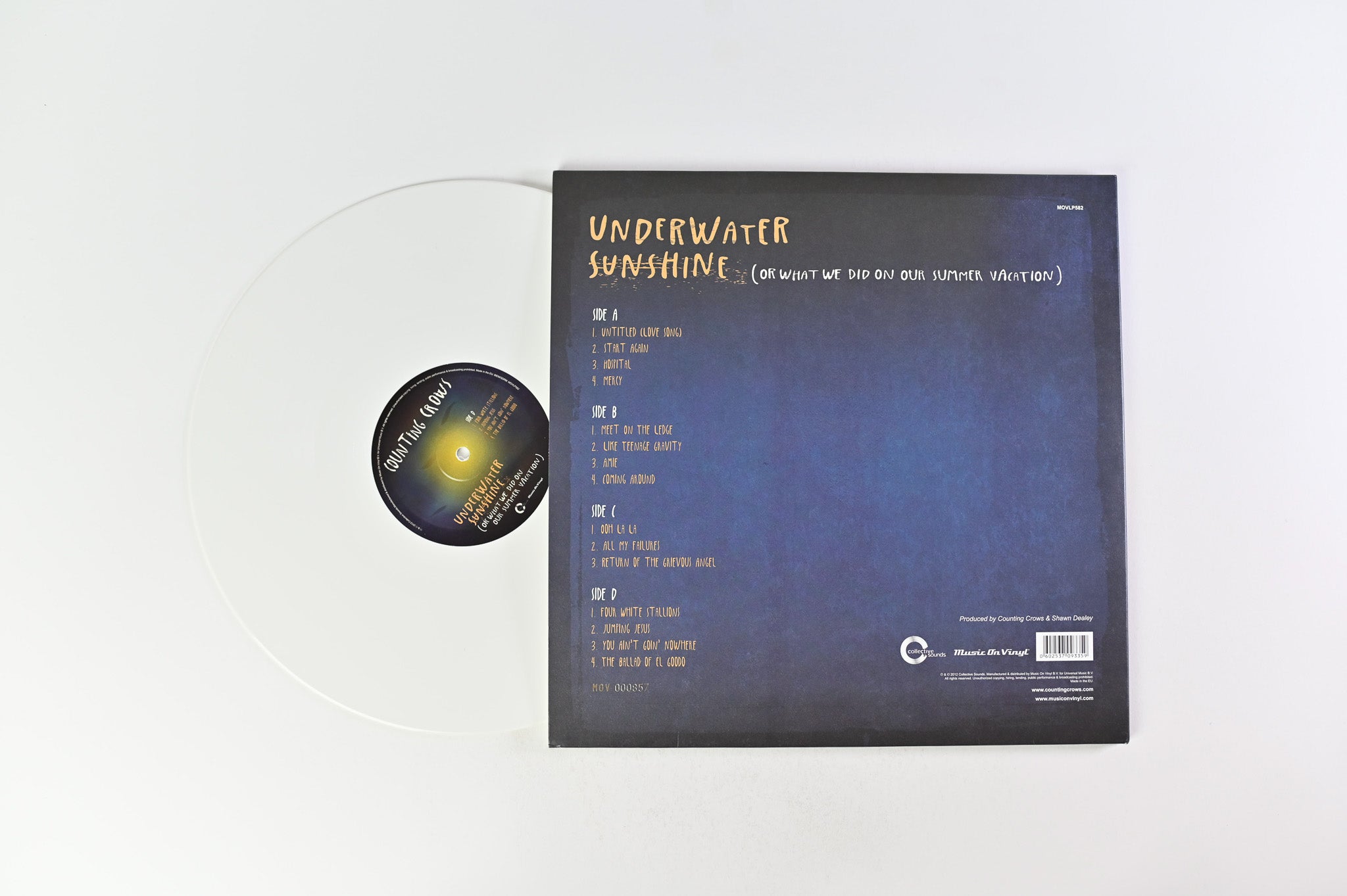 Counting Crows - Underwater Sunshine (Or What We Did On Our Summer Vacation) on Music On Vinyl - White Vinyl