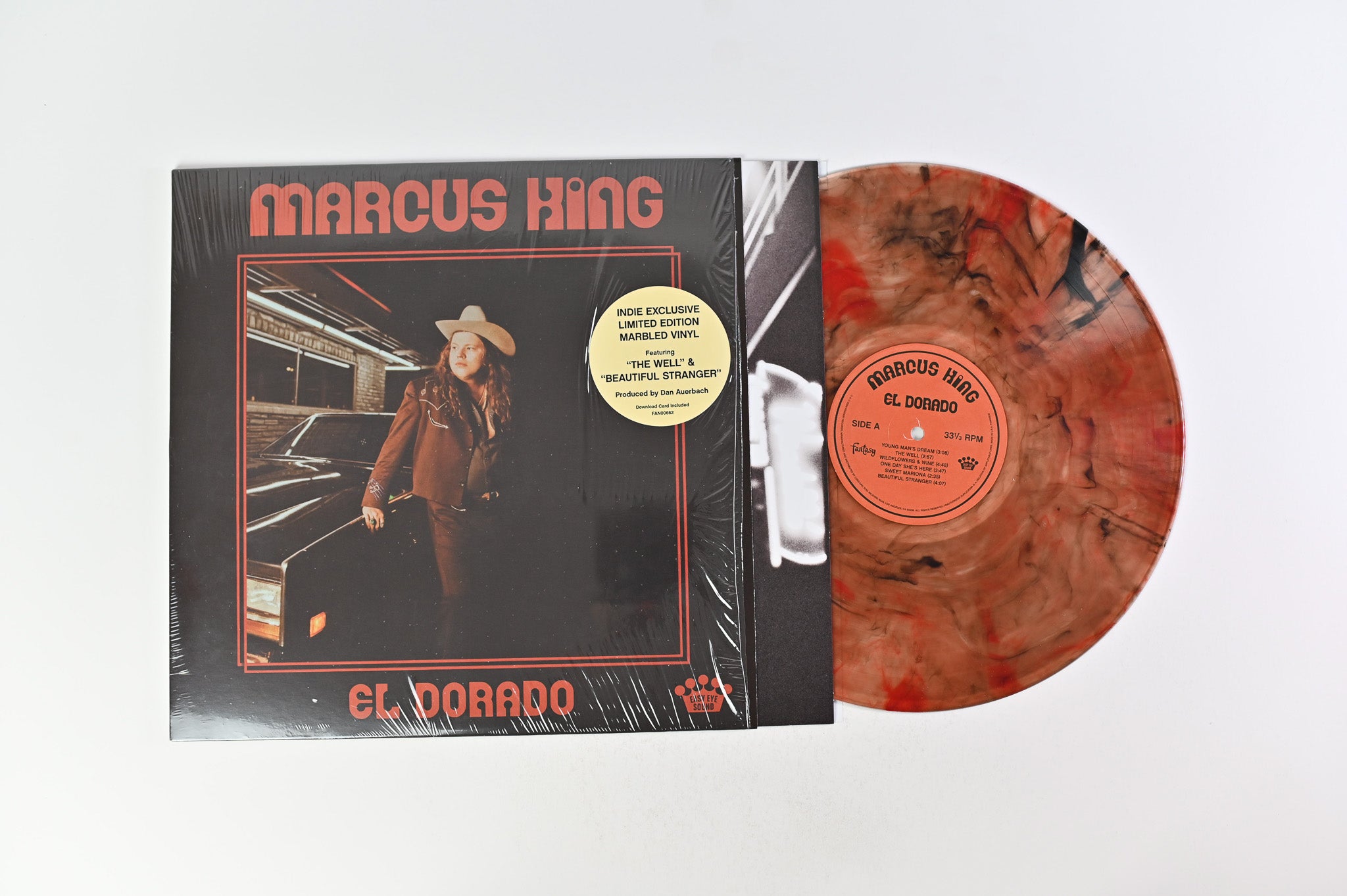 Marcus King - El Dorado on Easy Eye Sound - Orange Marbled Vinyl