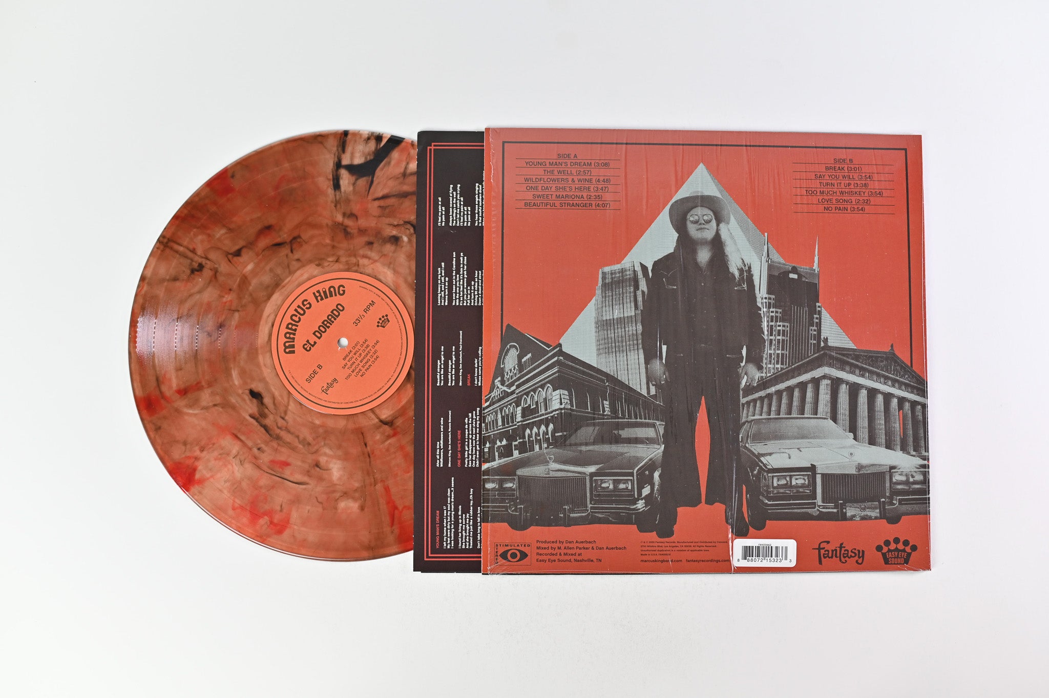 Marcus King - El Dorado on Easy Eye Sound - Orange Marbled Vinyl