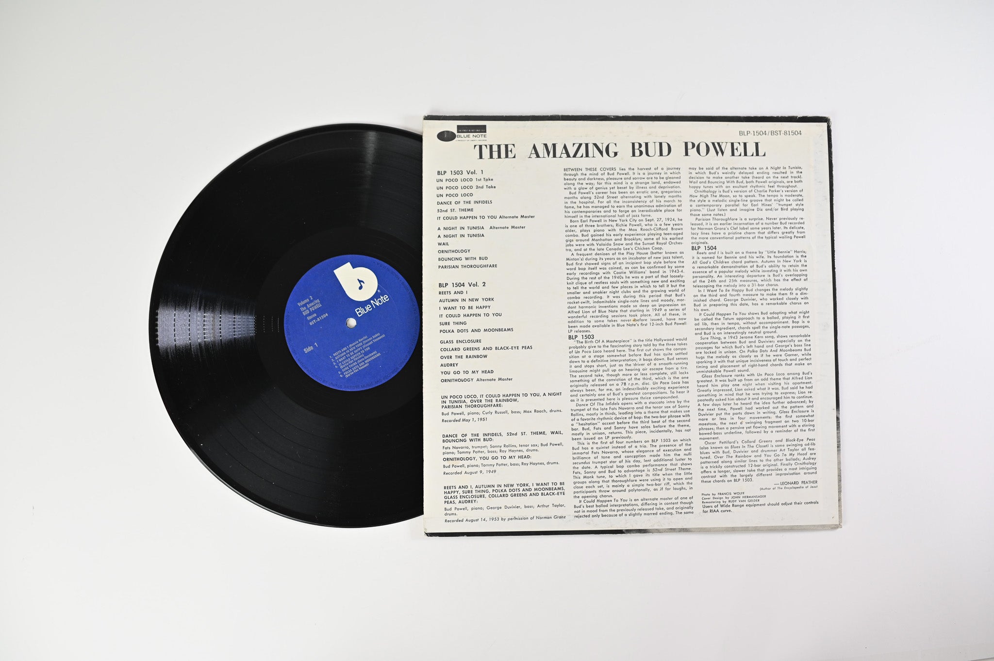 Bud Powell - The Amazing Bud Powell, Volume 2 on Blue Note – BST 81504