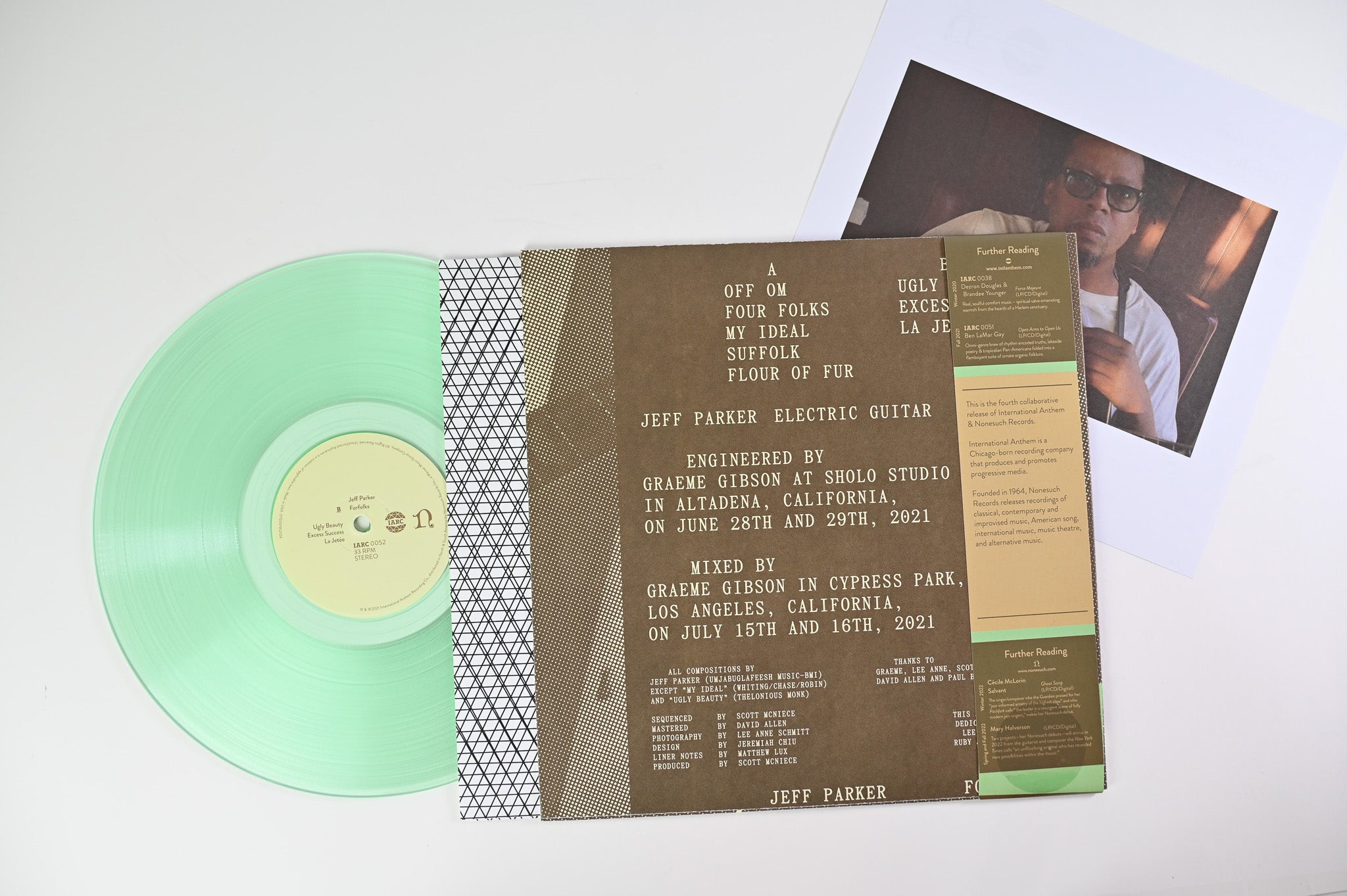 Jeff Parker - Forfolks on International Anthem Recording Company - Mint Vinyl