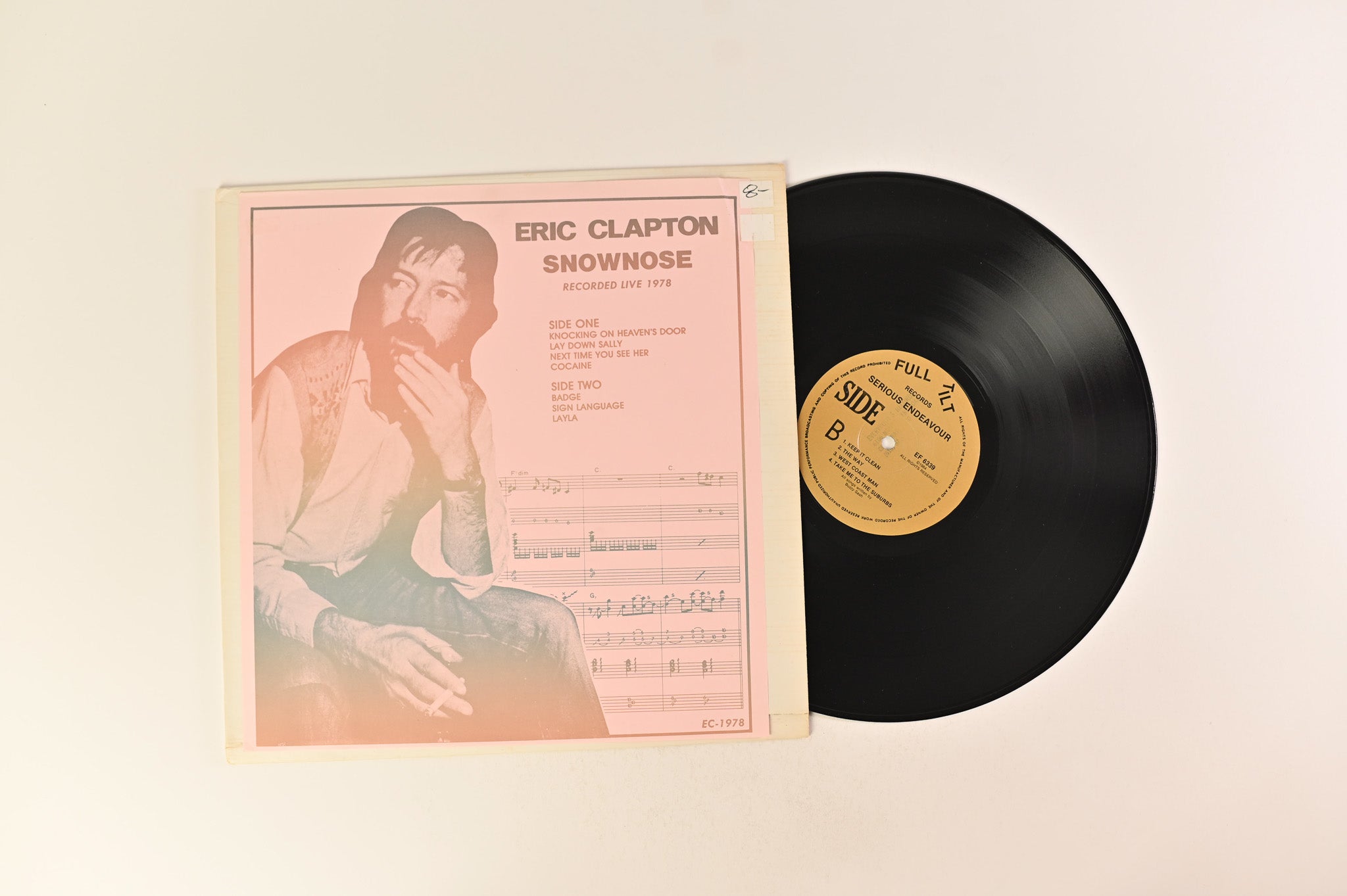 Eric Clapton - Snownose - Unofficial pressing