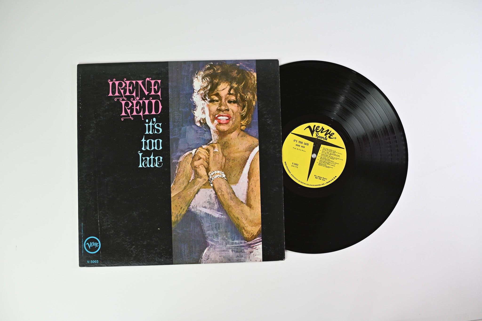 Irene Reid - It's Too Late on Verve Records - Promo
