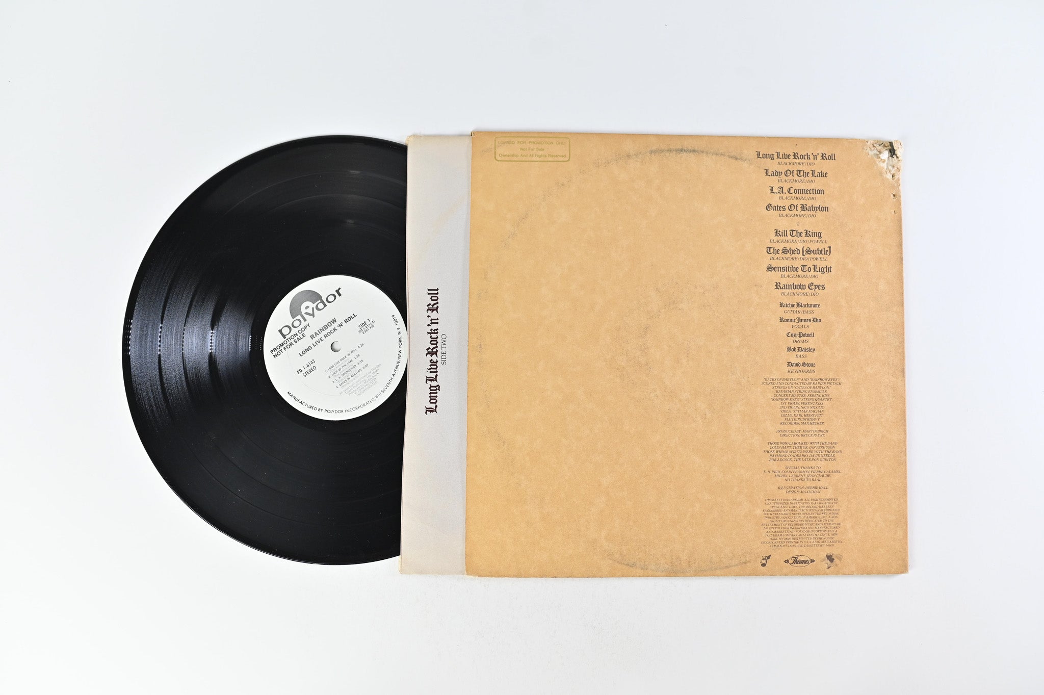 Rainbow - Long Live Rock 'N' Roll on Polydor Promo
