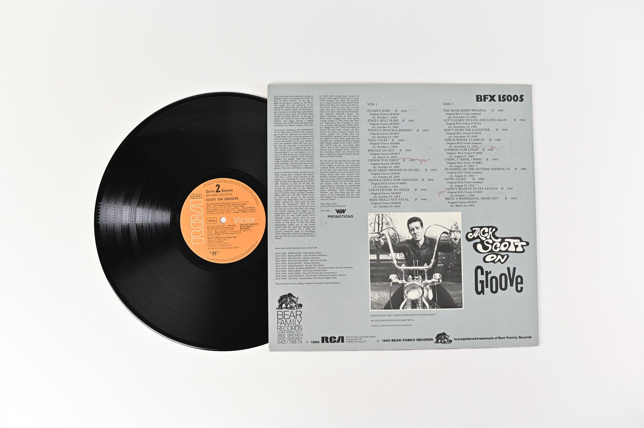 Jack Scott - Jack Scott On Groove on Bear Family Records