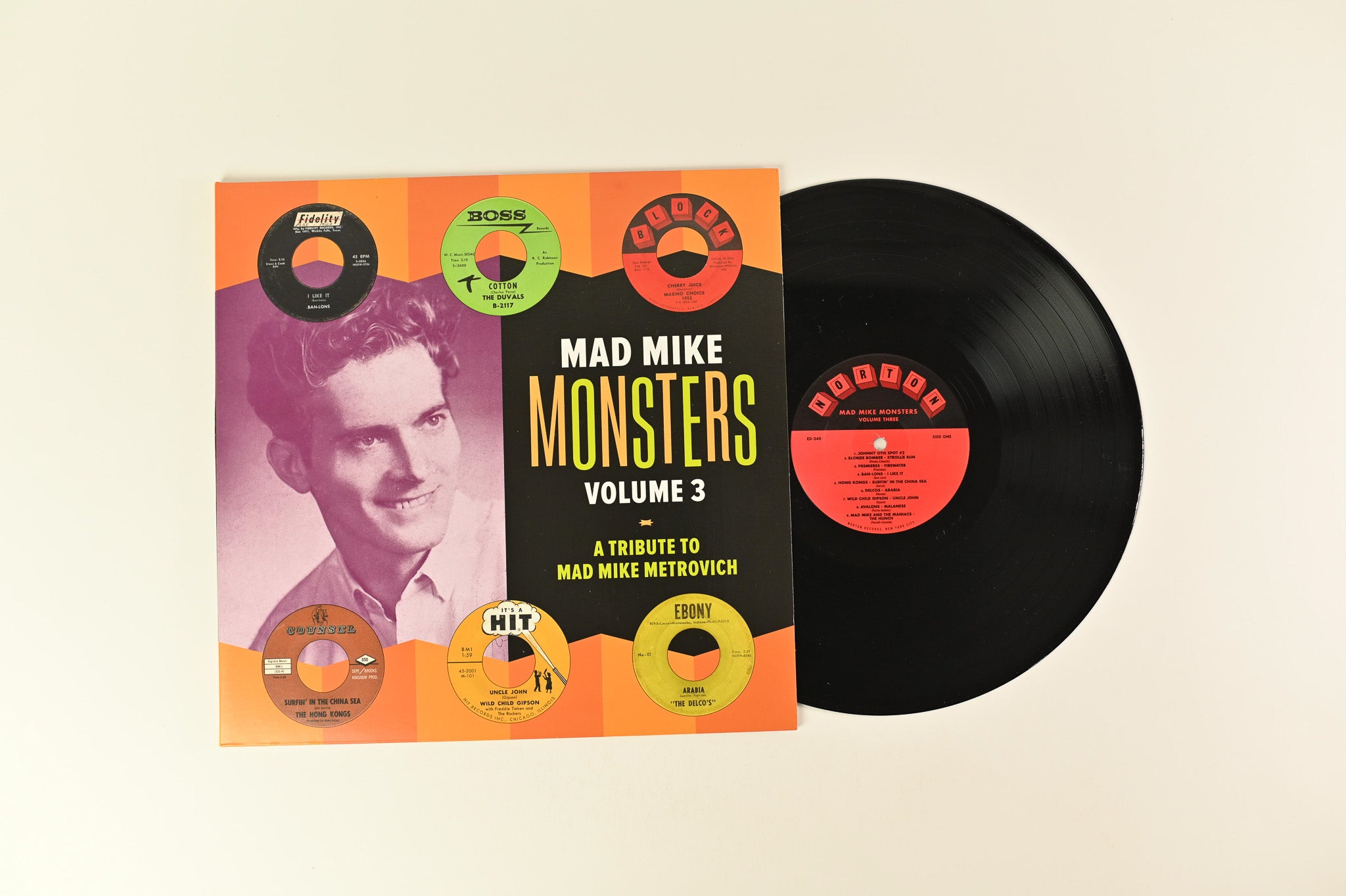 Various - Mad Mike Monsters Volume 3 - A Tribute To Mad Mike Metrovich on Norton Records