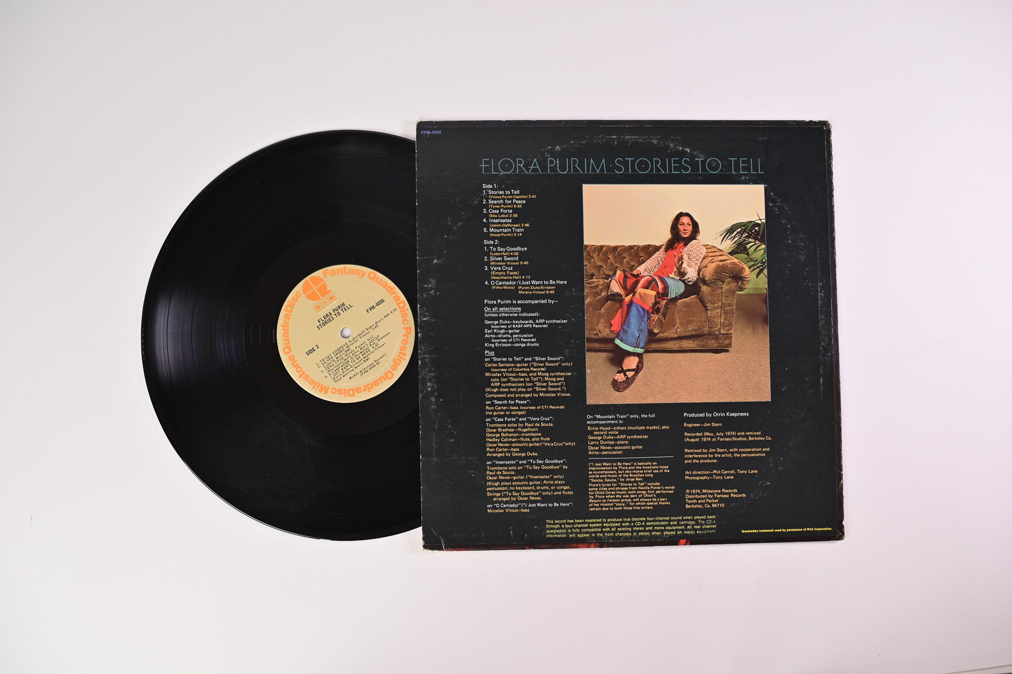 Flora Purim - Stories To Tell on Fantasy/Prestige/Milestone QuadraDisc
