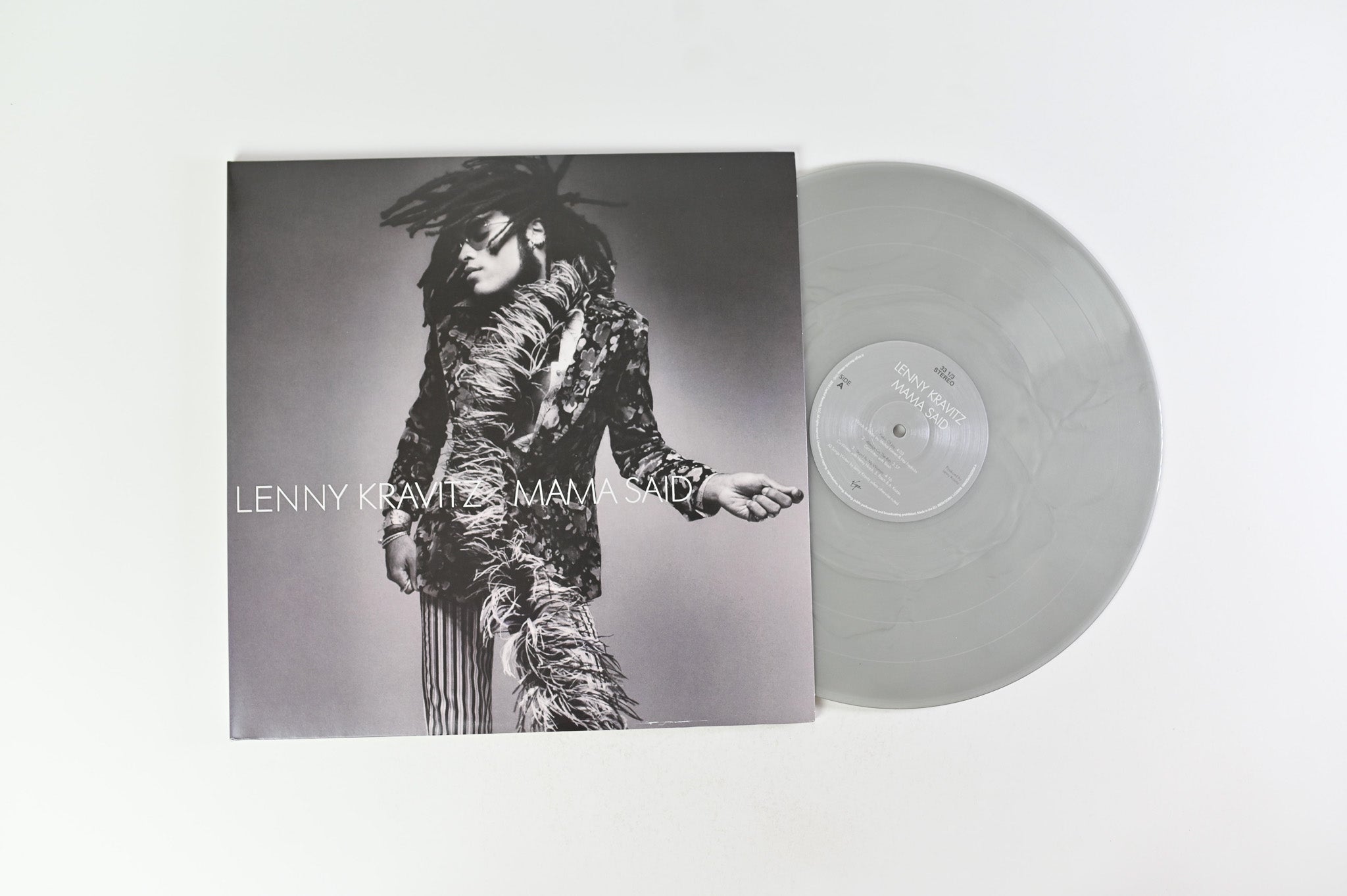 Lenny Kravitz - Mama Said on Virgin Ltd Grey Marble Reissue