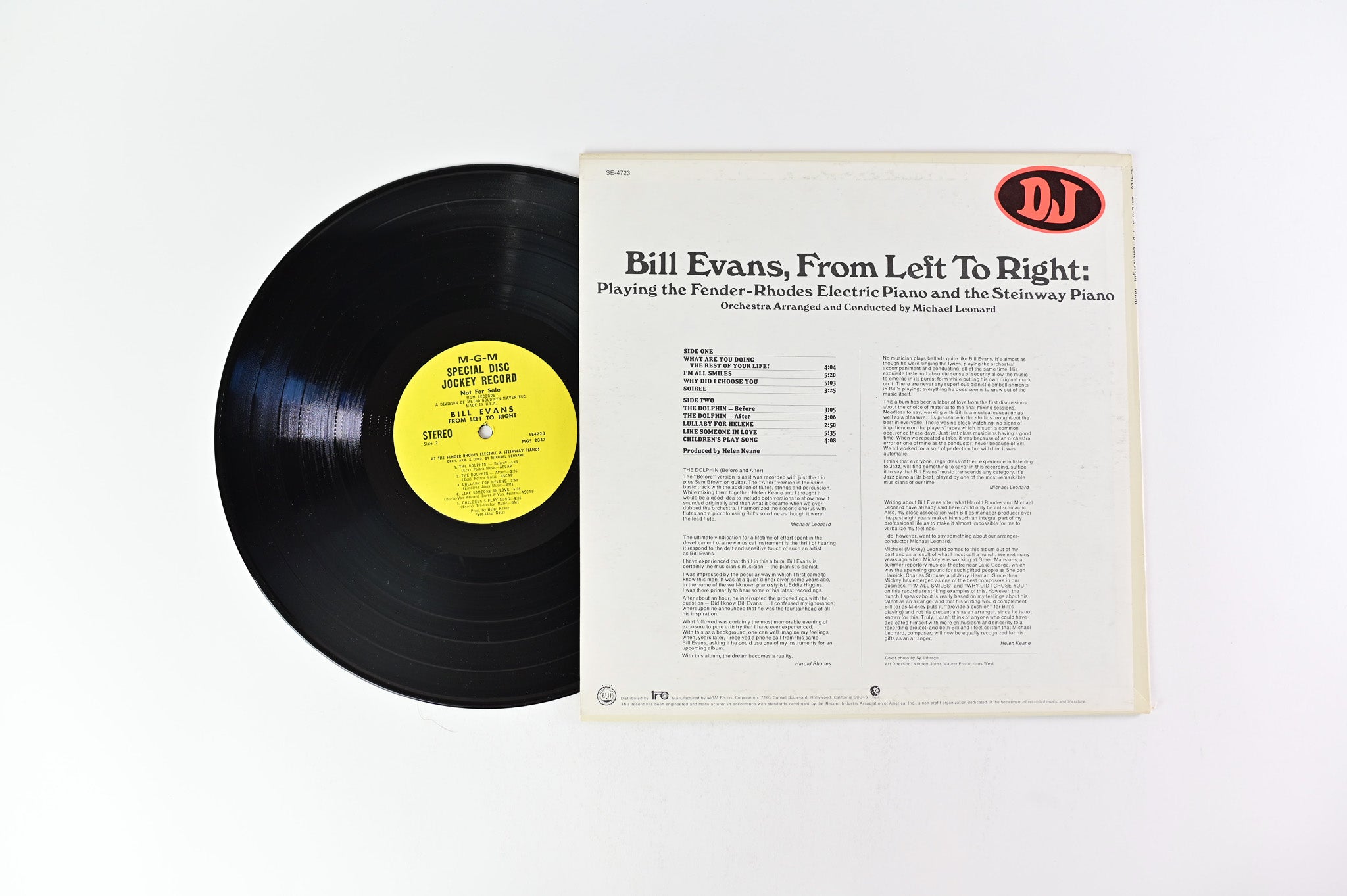 Bill Evans - From Left To Right on MGM Stereo Promo