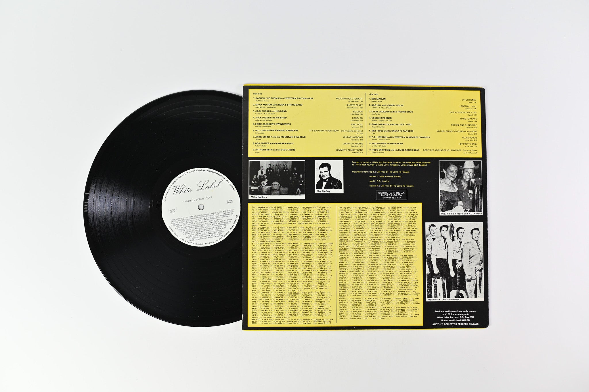 Various - Boppin' Hillbilly Vol. 2 on. White Label Records