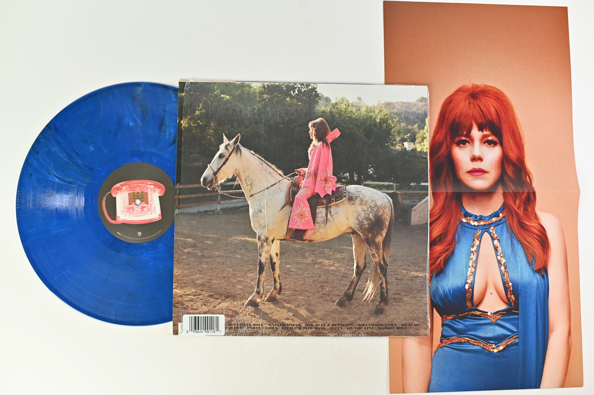 Jenny Lewis - On The Line on Warner Bros. Ltd Blue Vinyl