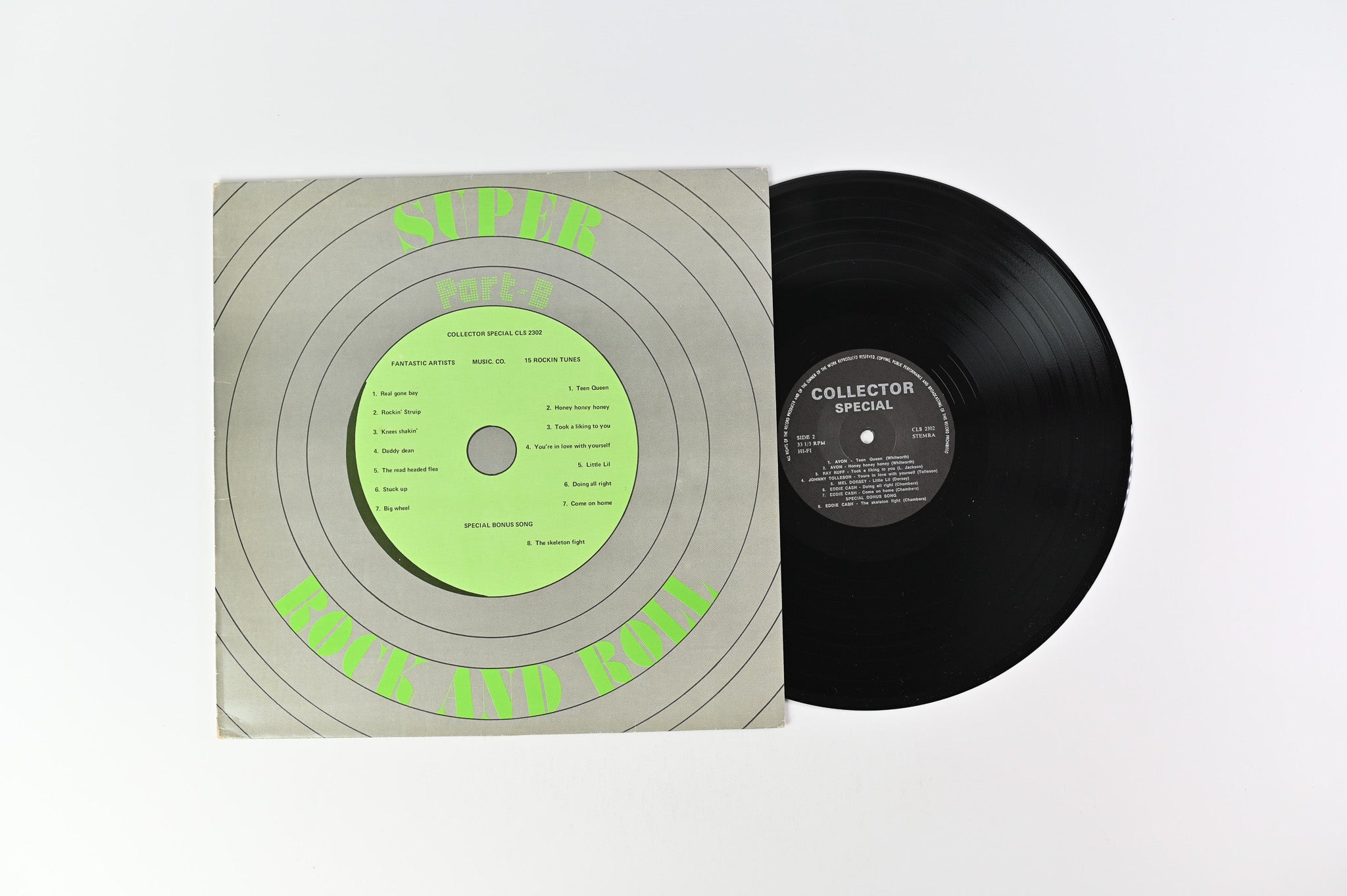Various - Super Rock And Roll - Part B on Collector Records