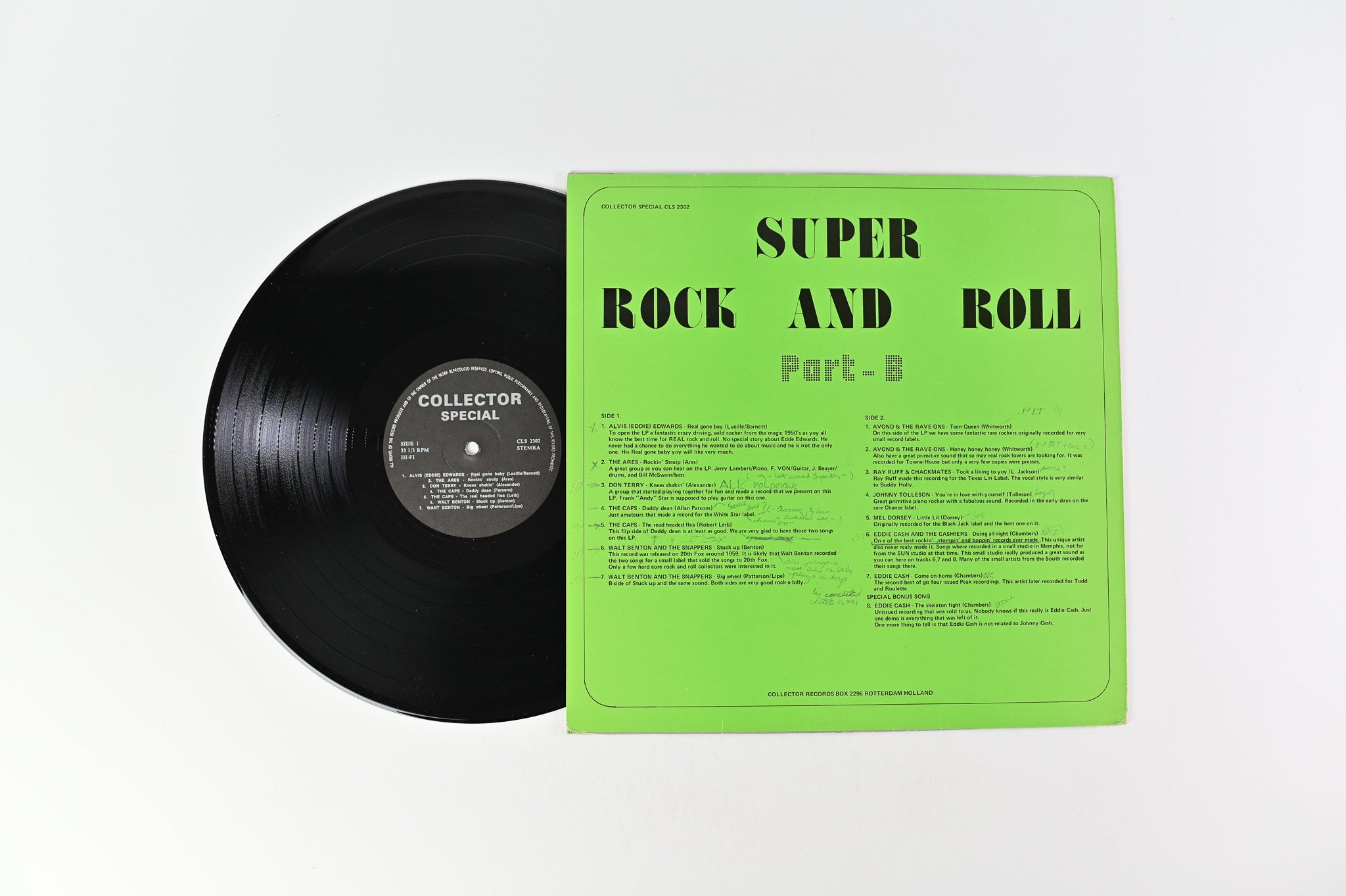 Various - Super Rock And Roll - Part B on Collector Records