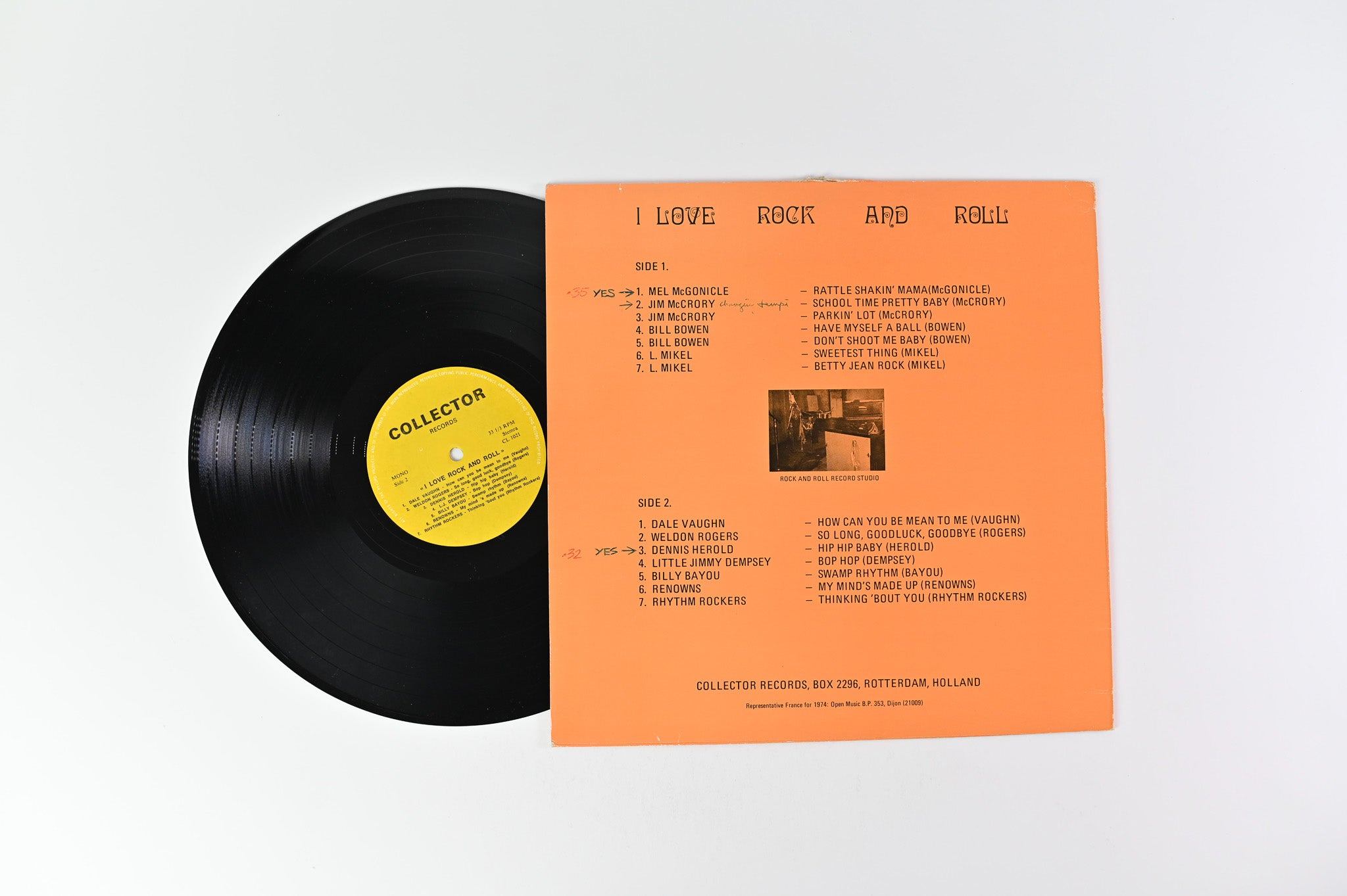 Various - I Love Rock And Roll on Collector Records