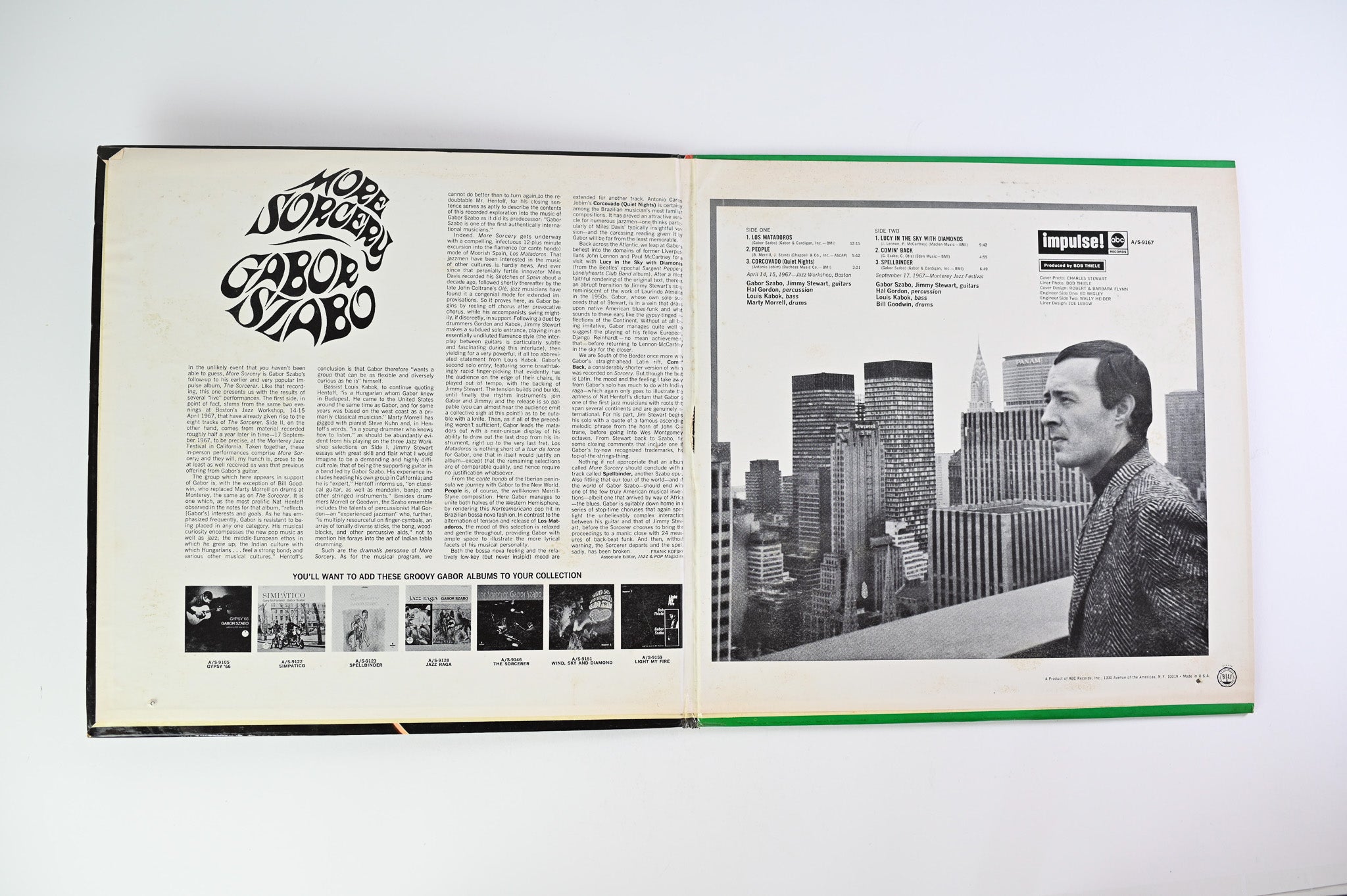 Gabor Szabo - More Sorcery on ABC Records / Impulse!