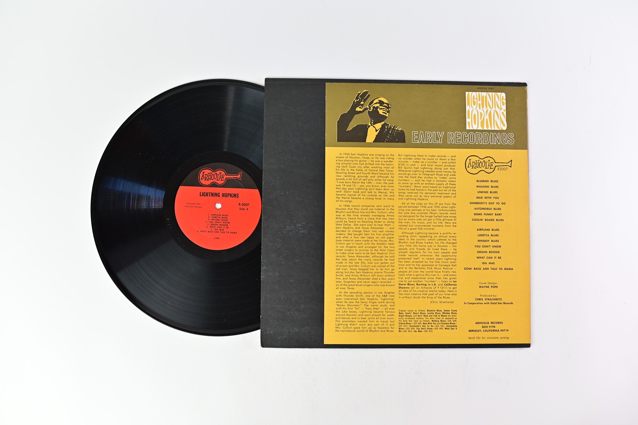 Lightnin' Hopkins - Early Recordings on Arhoolie Reissue