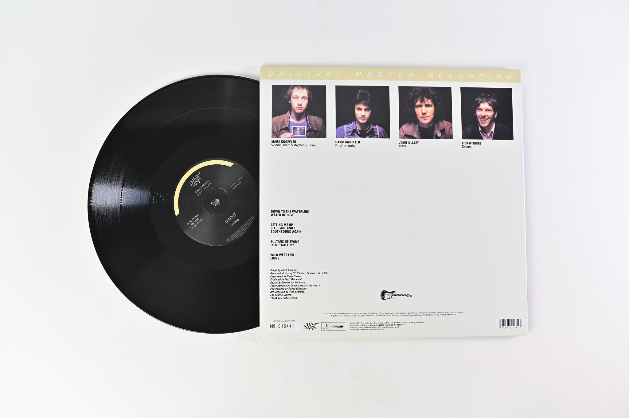 Dire Straits - Dire Straits Mobile Fidelity Sound Lab MFSL Ltd Numbered 45 RPM 180 Gram Reissue