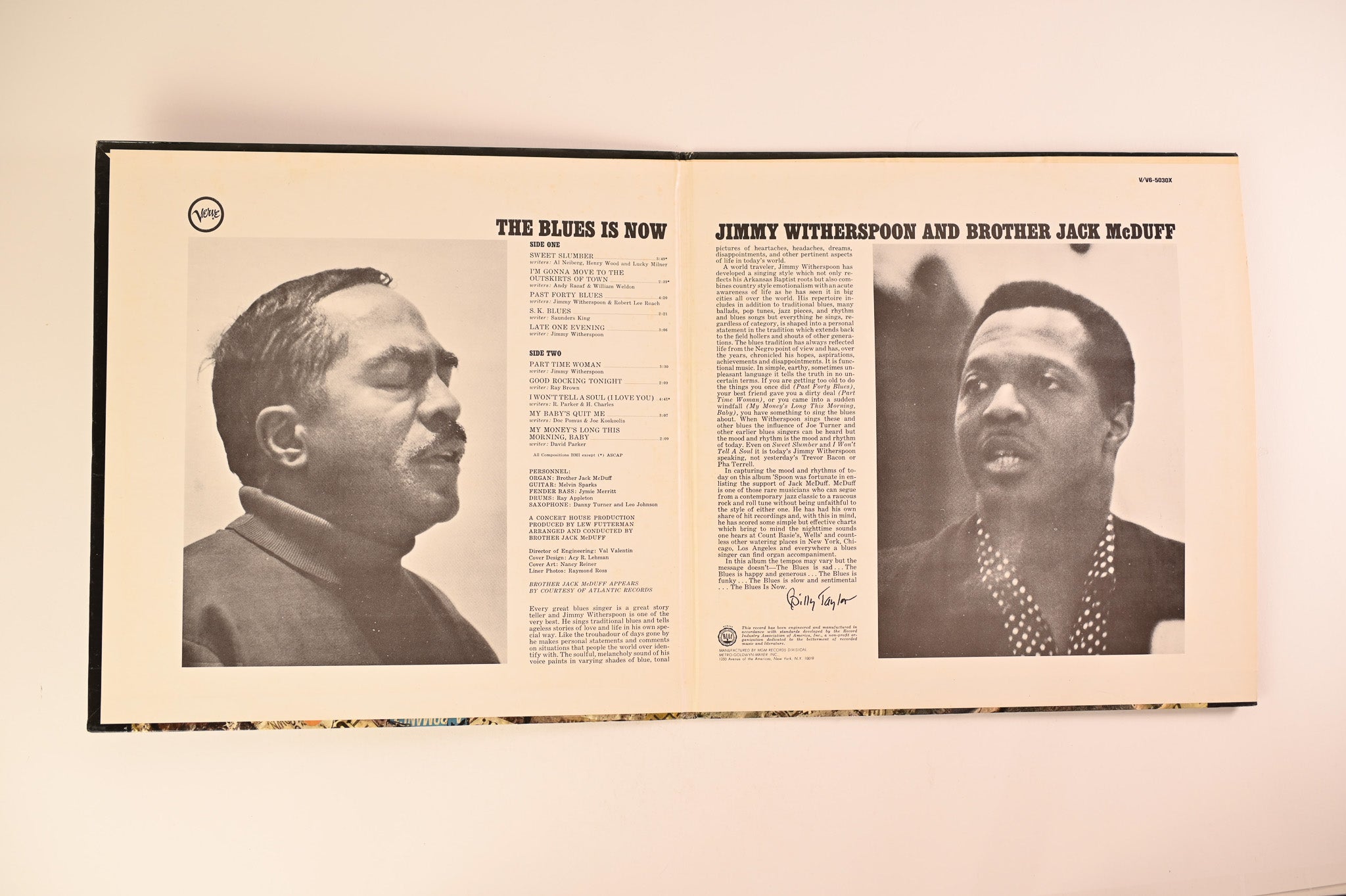 Jimmy Witherspoon - The Blues Is Now on Verve Records