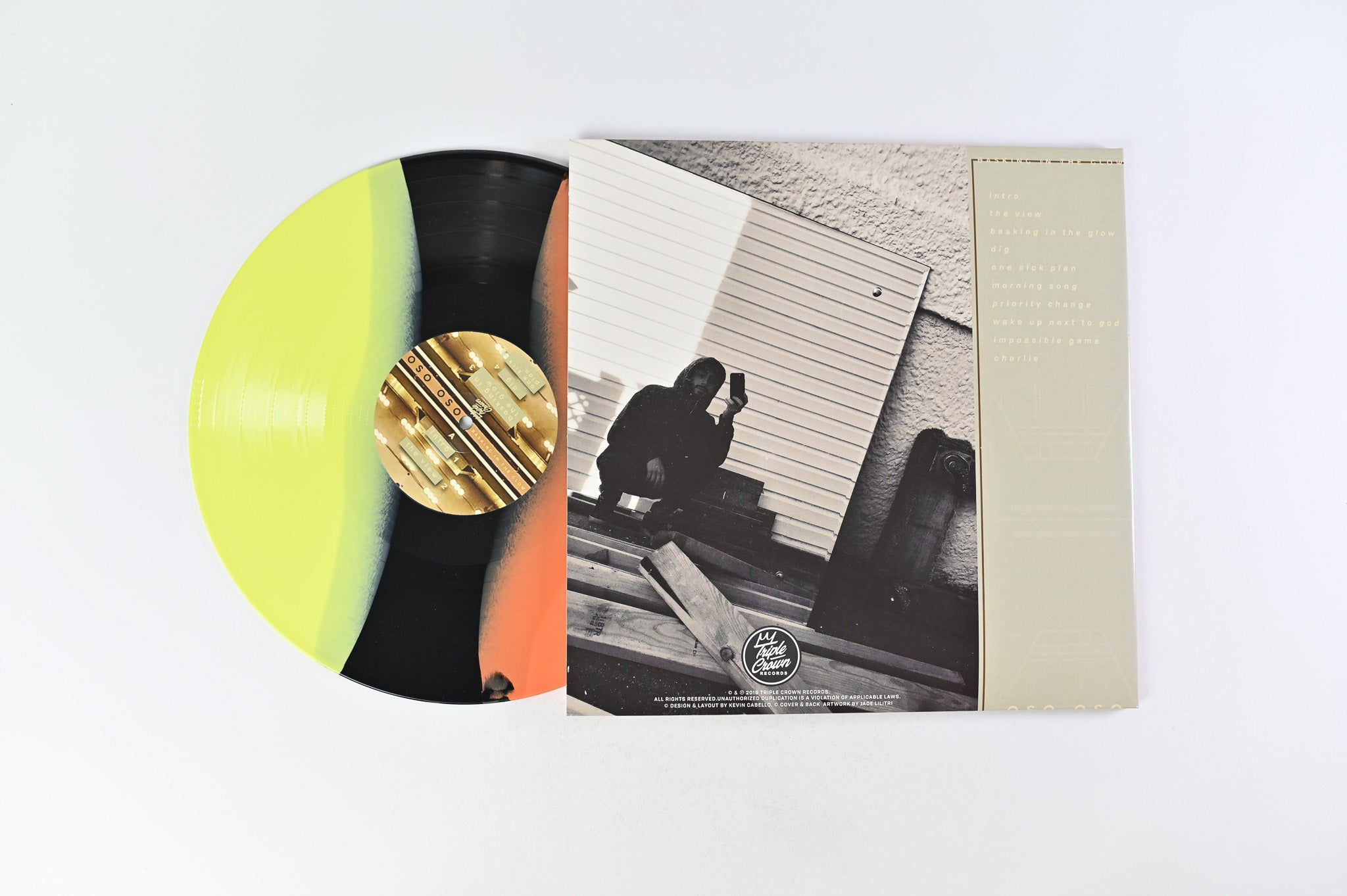 Oso Oso - Basking In The Glow on Triple Crown Yellow/Black/Orange Striped Reissue