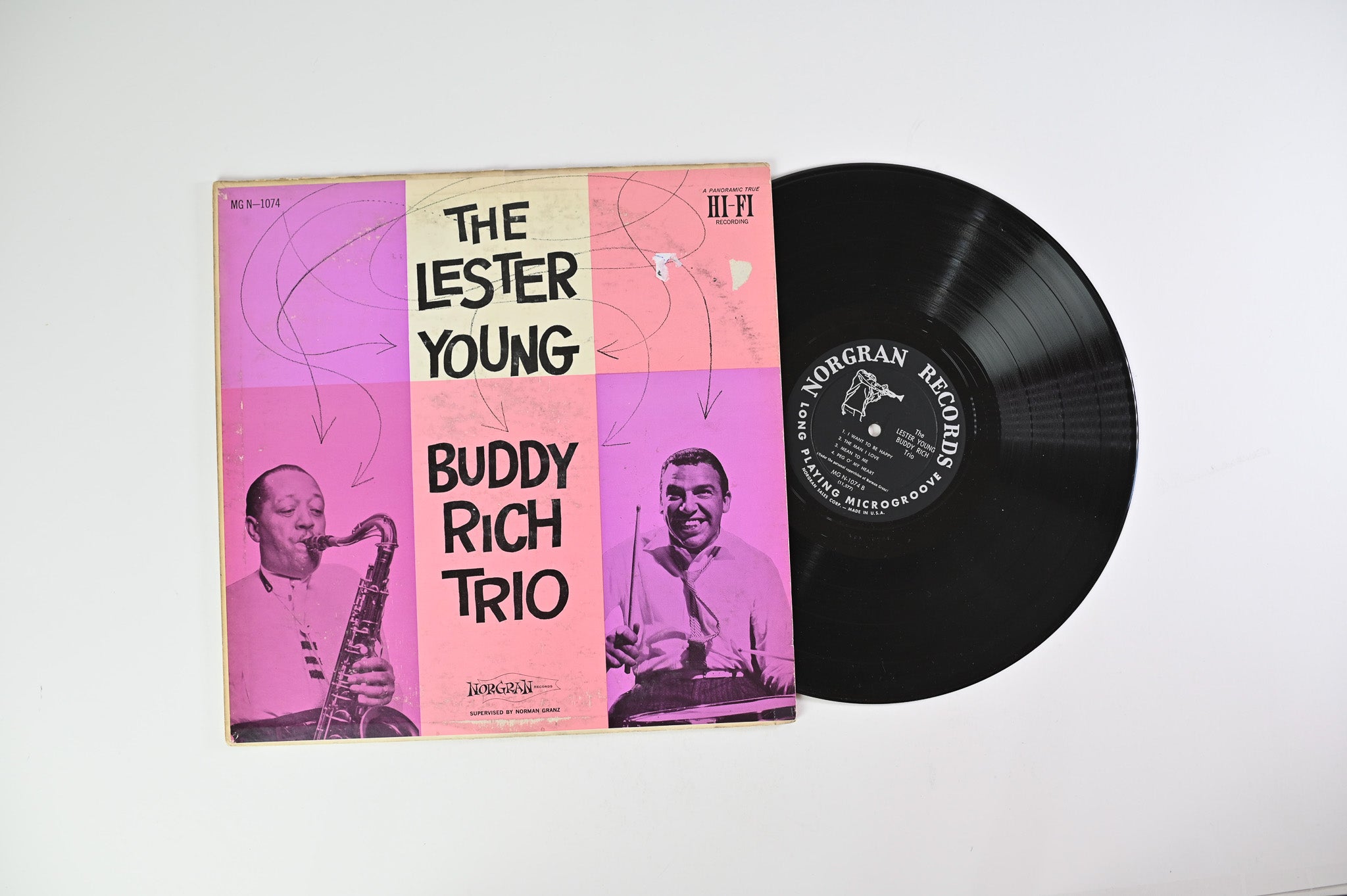 Lester Young-Buddy Rich Trio - The Lester Young Buddy Rich Trio on Norgran Records