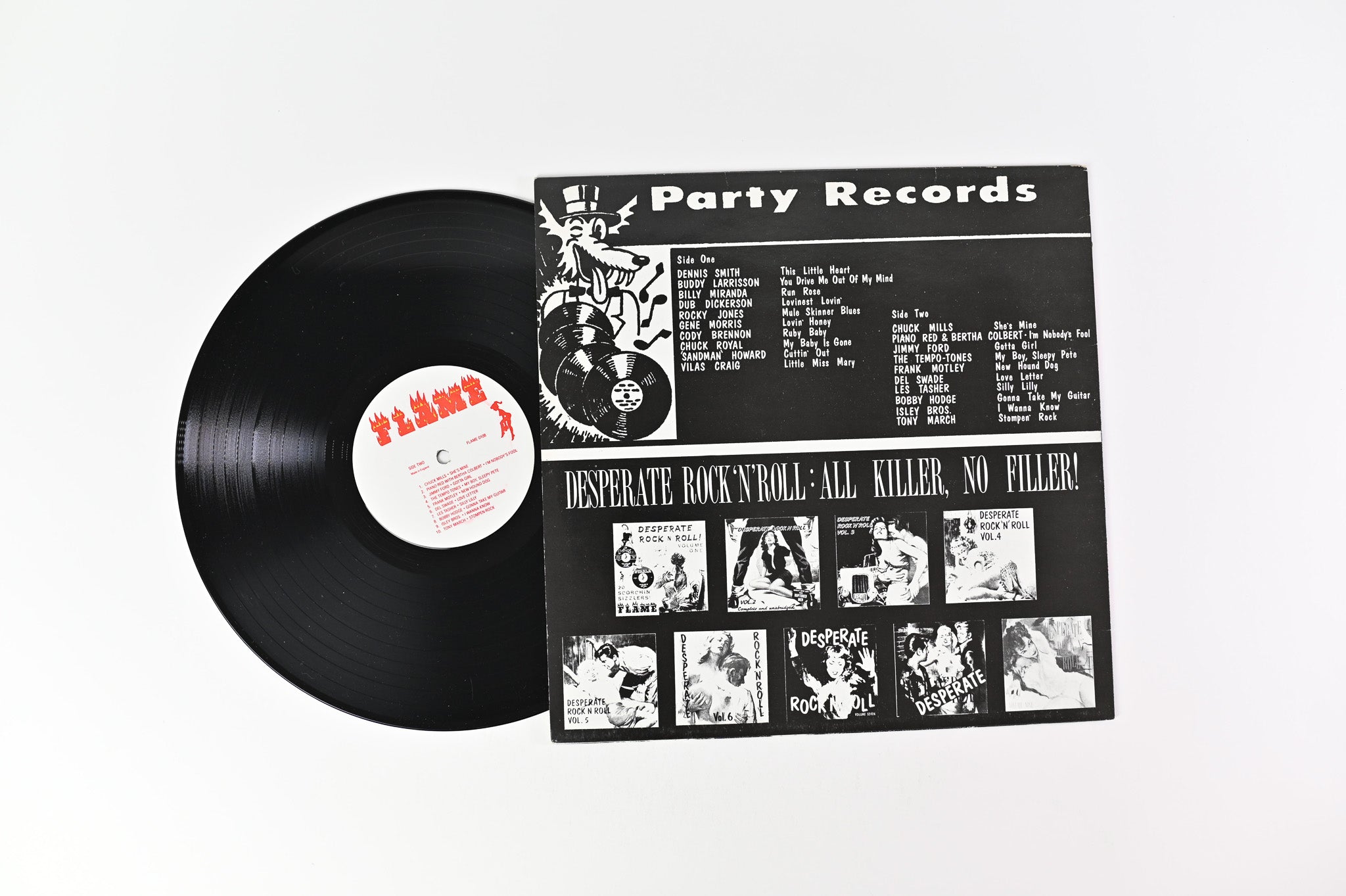 Various - Desperate Rock'n Roll Volume Ten on Flame Records
