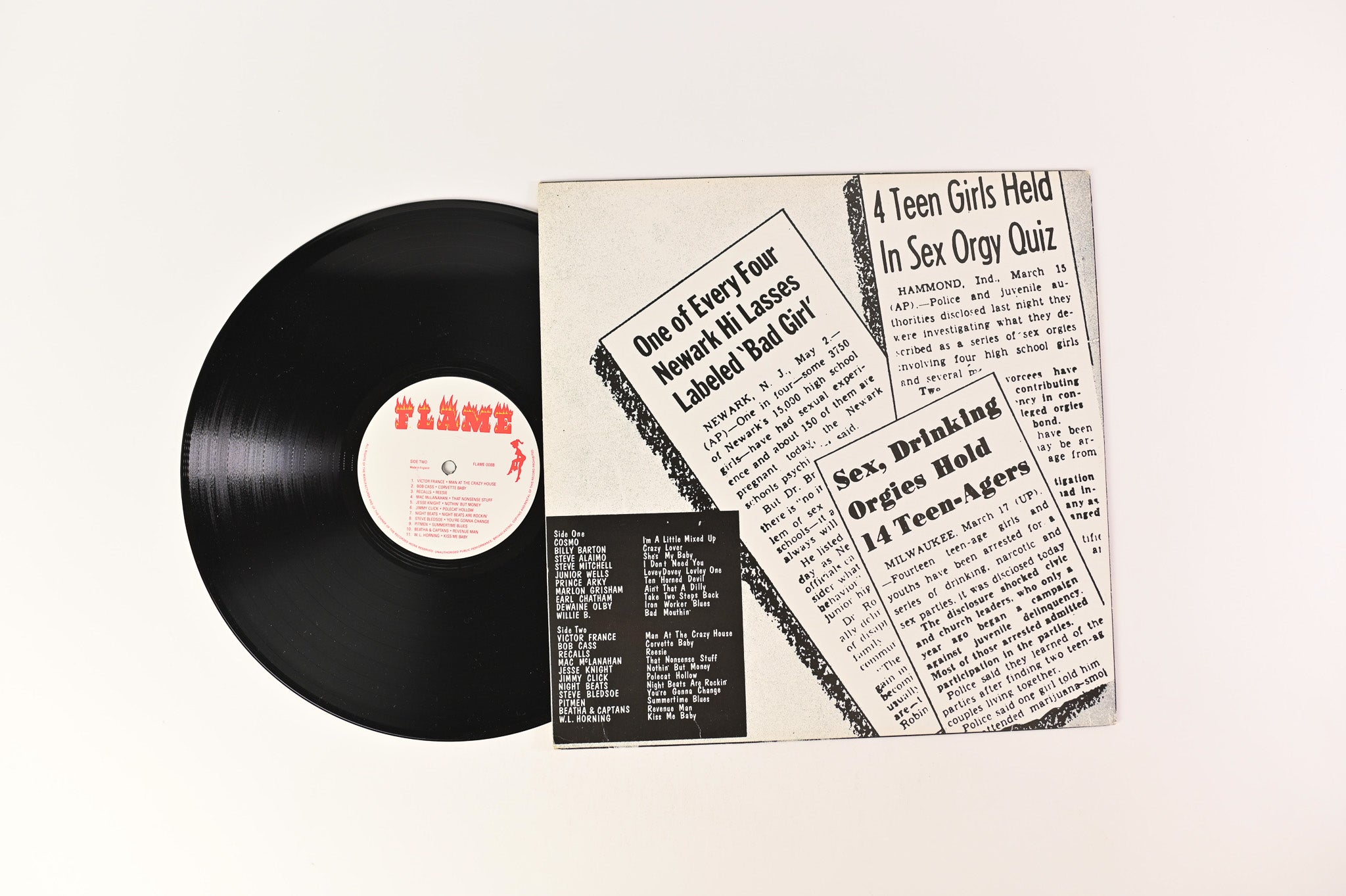 Various - Desperate Rock 'N' Roll Volume Eight on Flame Records