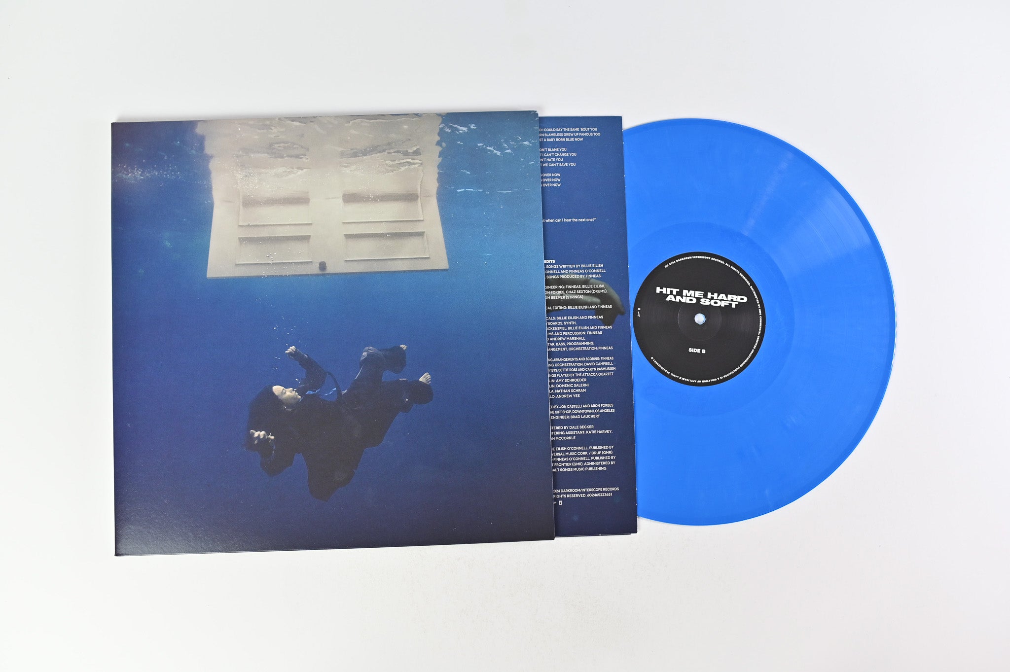 Billie Eilish - Hit Me Hard And Soft on Darkroom Blue Webstore Exclusi