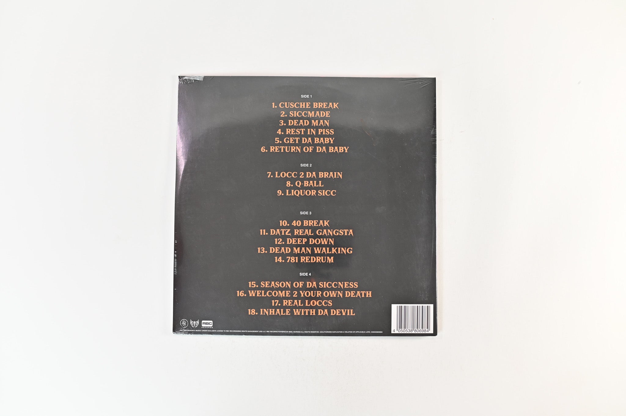 Brotha Lynch Hung - Season Of Da Siccness (The Resurrection) pm Madesicc Muzicc RSD BF 2022 Ltd Red & White Translucent Reissue Sealed