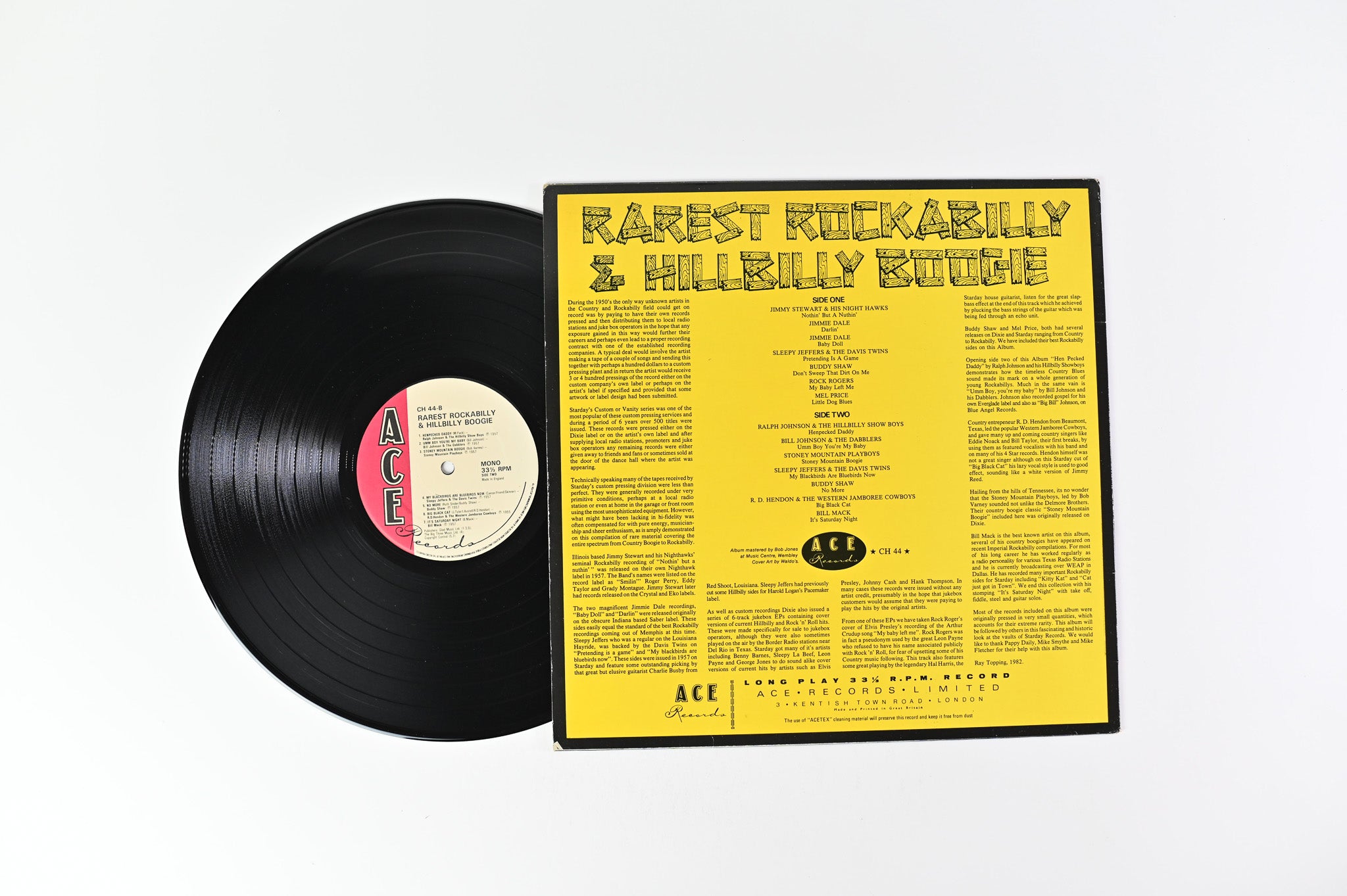 Various - Rarest Rockabilly And Hillbilly Boogie on Ace Records