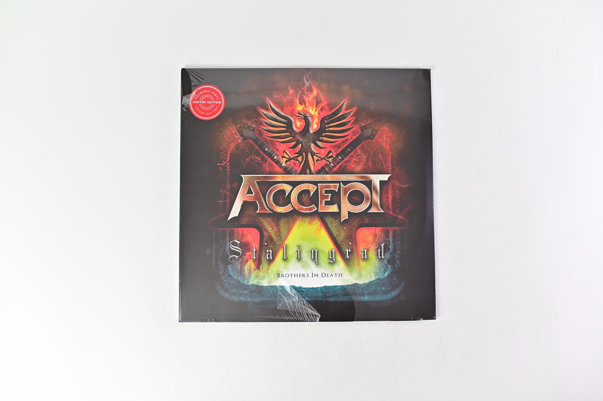 Accept - Stalingrad Brothers In Death on Back on Black Ltd White / Black And Pink Splatter Reissue