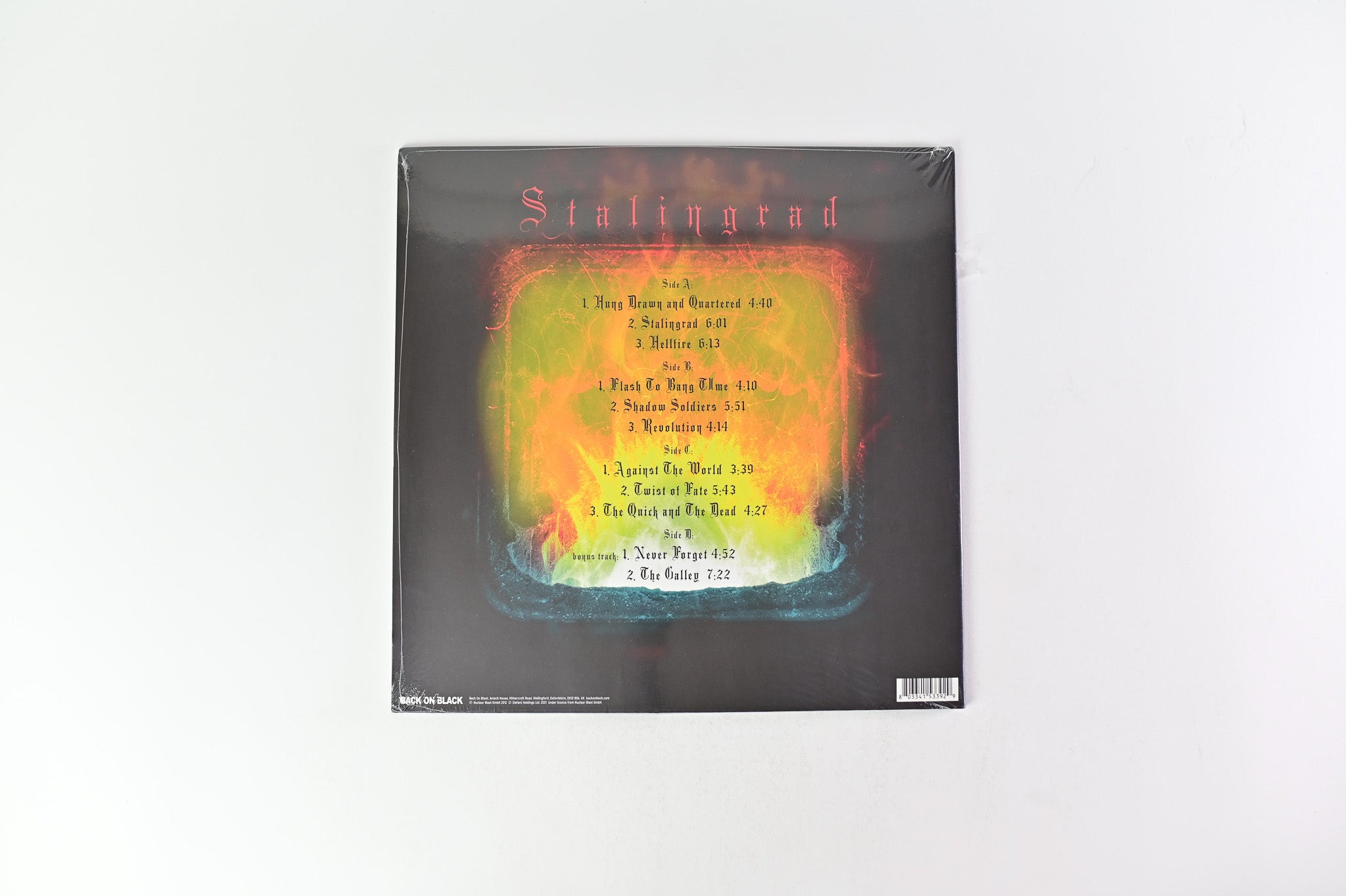 Accept - Stalingrad Brothers In Death on Back on Black Ltd White / Black And Pink Splatter Reissue