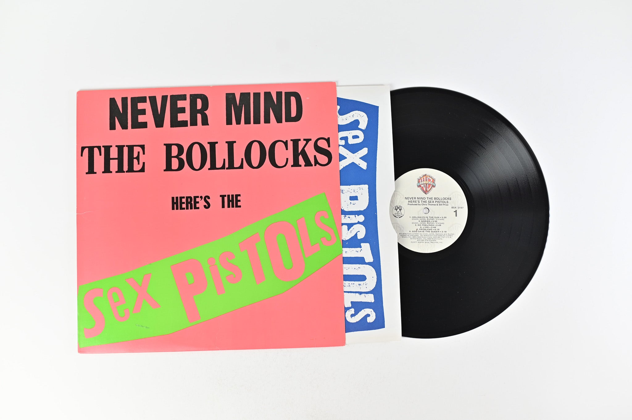 Sex Pistols - Never Mind The Bollocks Here's The Sex Pistols on WB Reissue