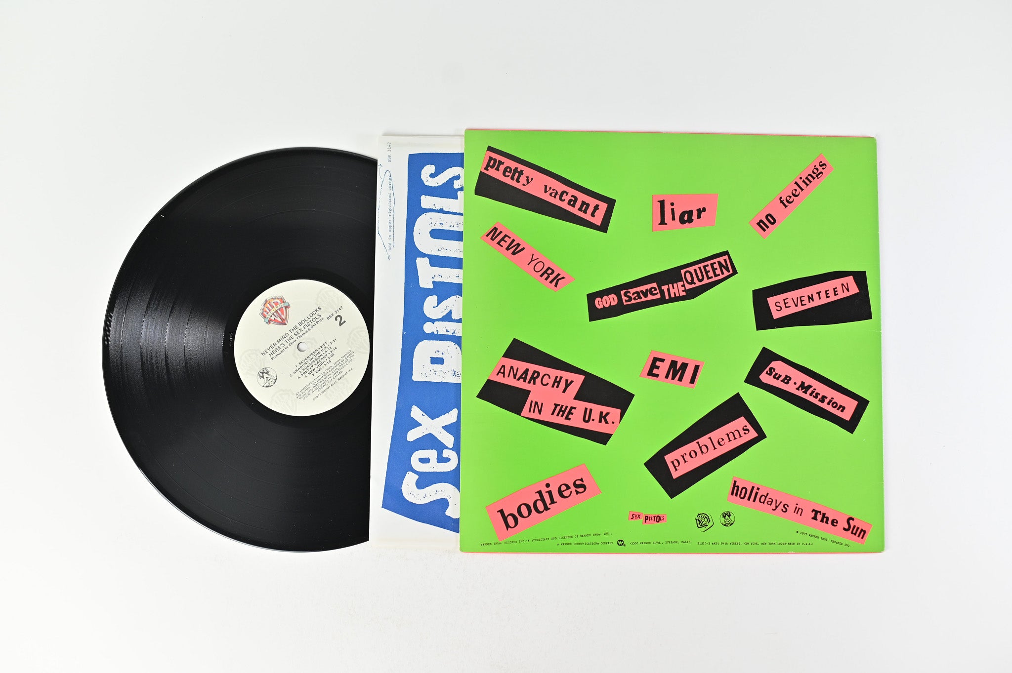 Sex Pistols - Never Mind The Bollocks Here's The Sex Pistols on WB Reissue