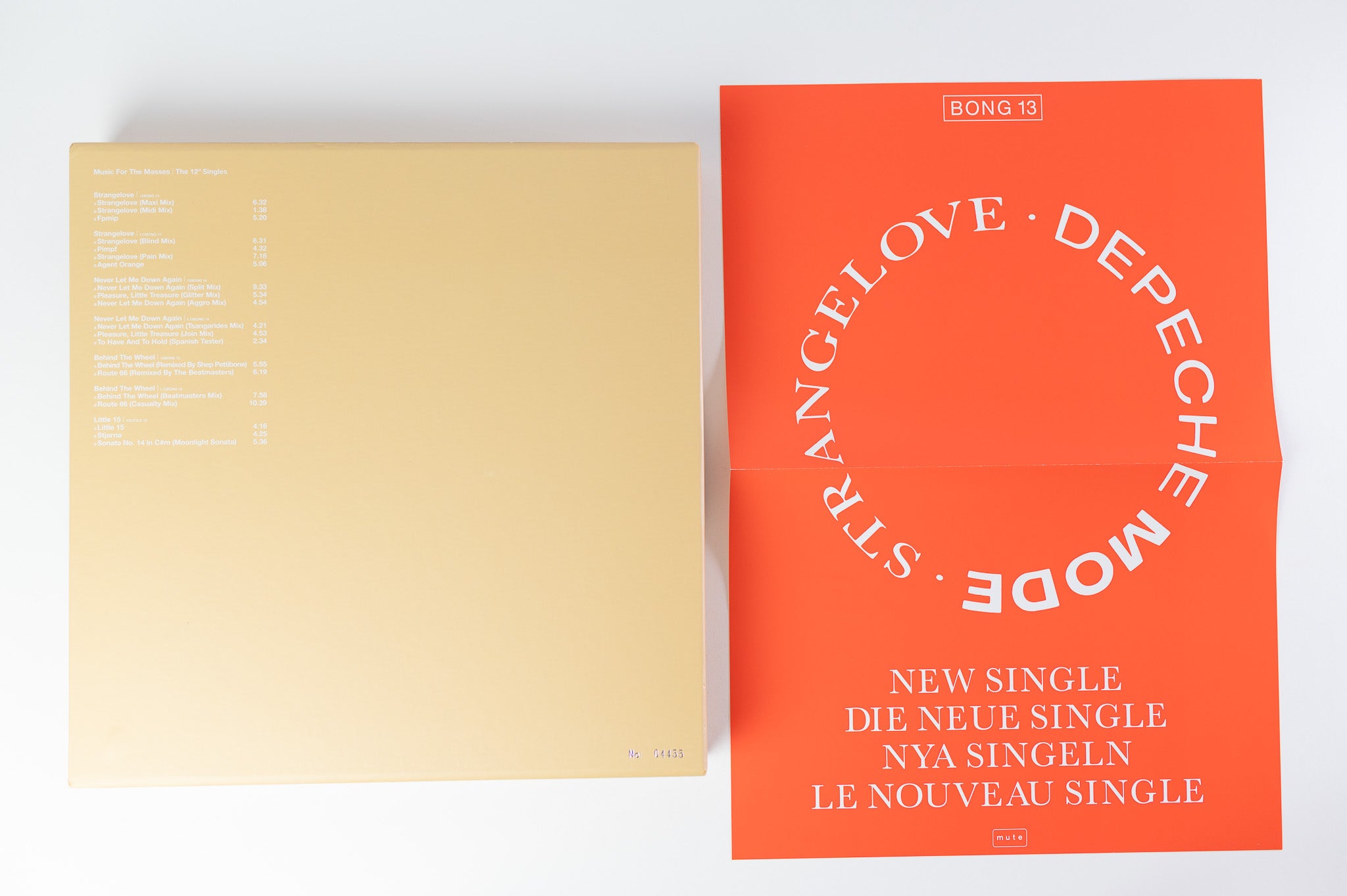 Depeche Mode - Music For The Masses | The 12" Singles on Mute Rhino Ltd Numbered Box Set