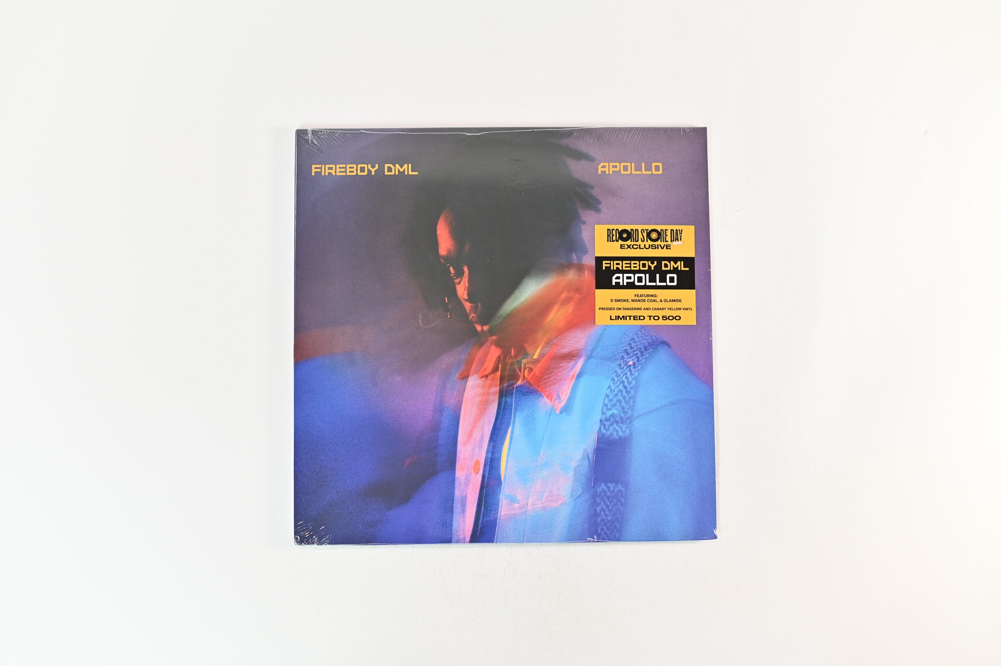 Fireboy DML - Apollo on Ybnl Nation RSD 2020 Ltd Tangerine/Yellow Sealed