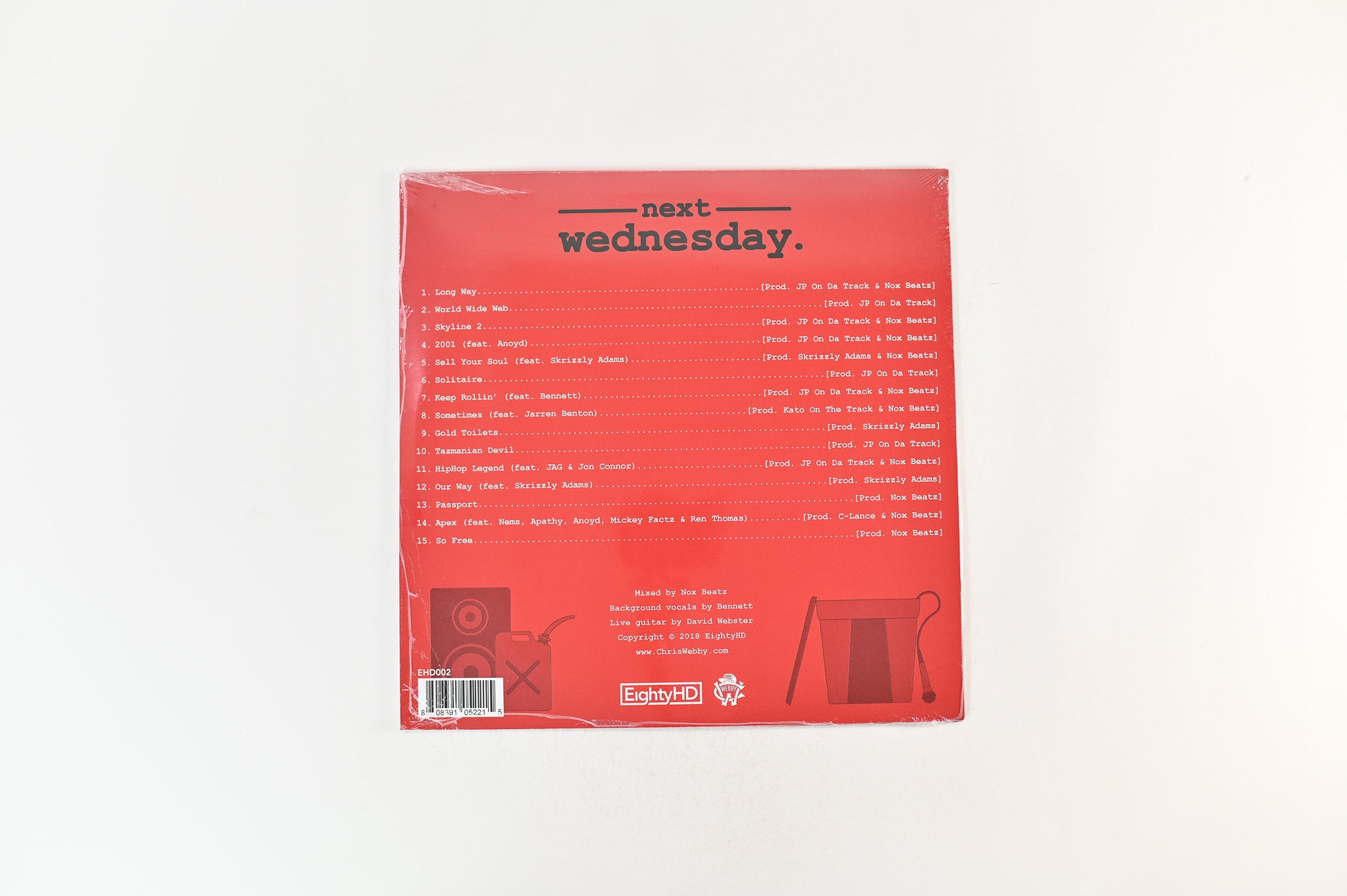 Chris Webby - Next Wednesday on EightHD Ltd Edition Sealed