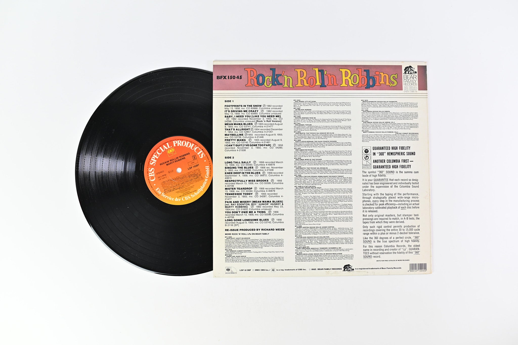 Marty Robbins - Rock'n Roll'n Robbins (Marty Robbins Sings) on Bear Family Records