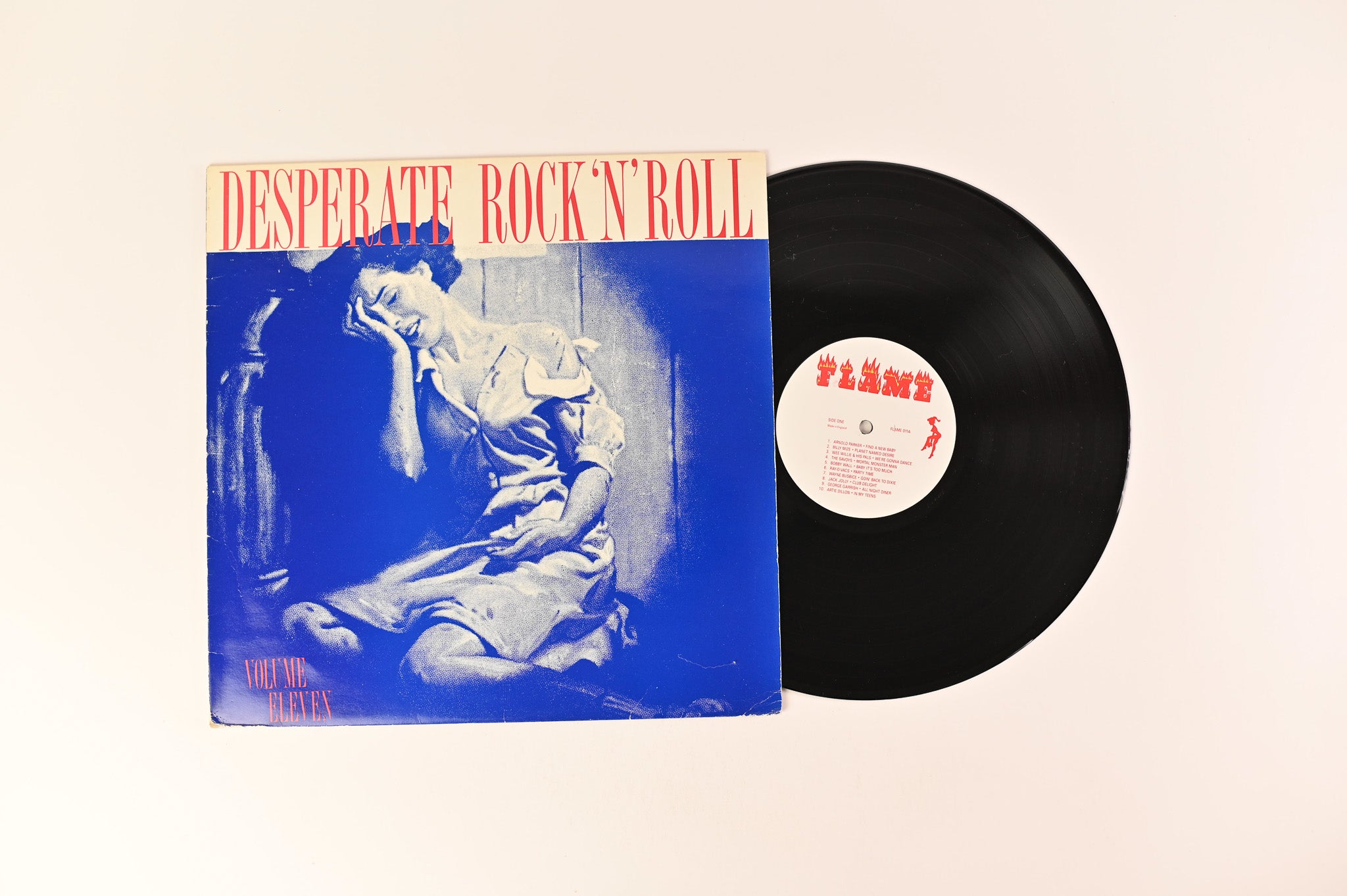 Various - Desperate Rock 'N' Roll Volume Eleven on Flame Records