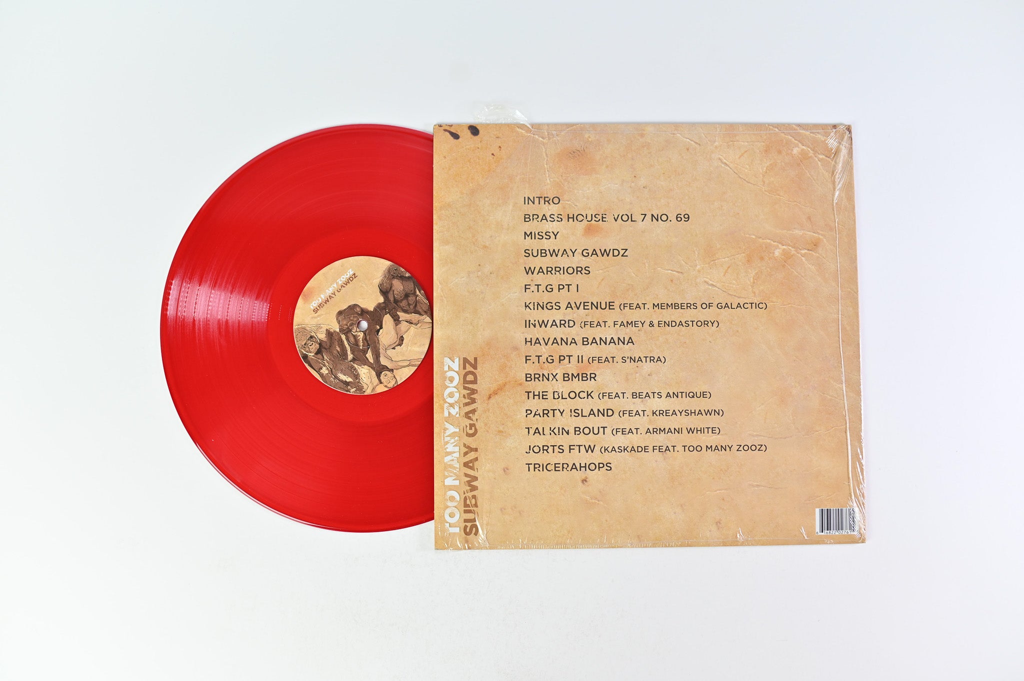 Too Many Zooz - Subway Gawdz Clear Red Vinyl Reissue